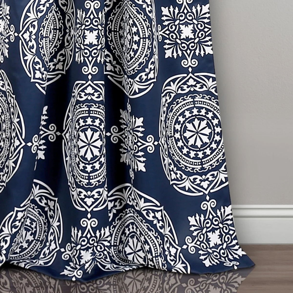 Karmen Medallion Room Darkening Window Curtain Panel Set - Image 3