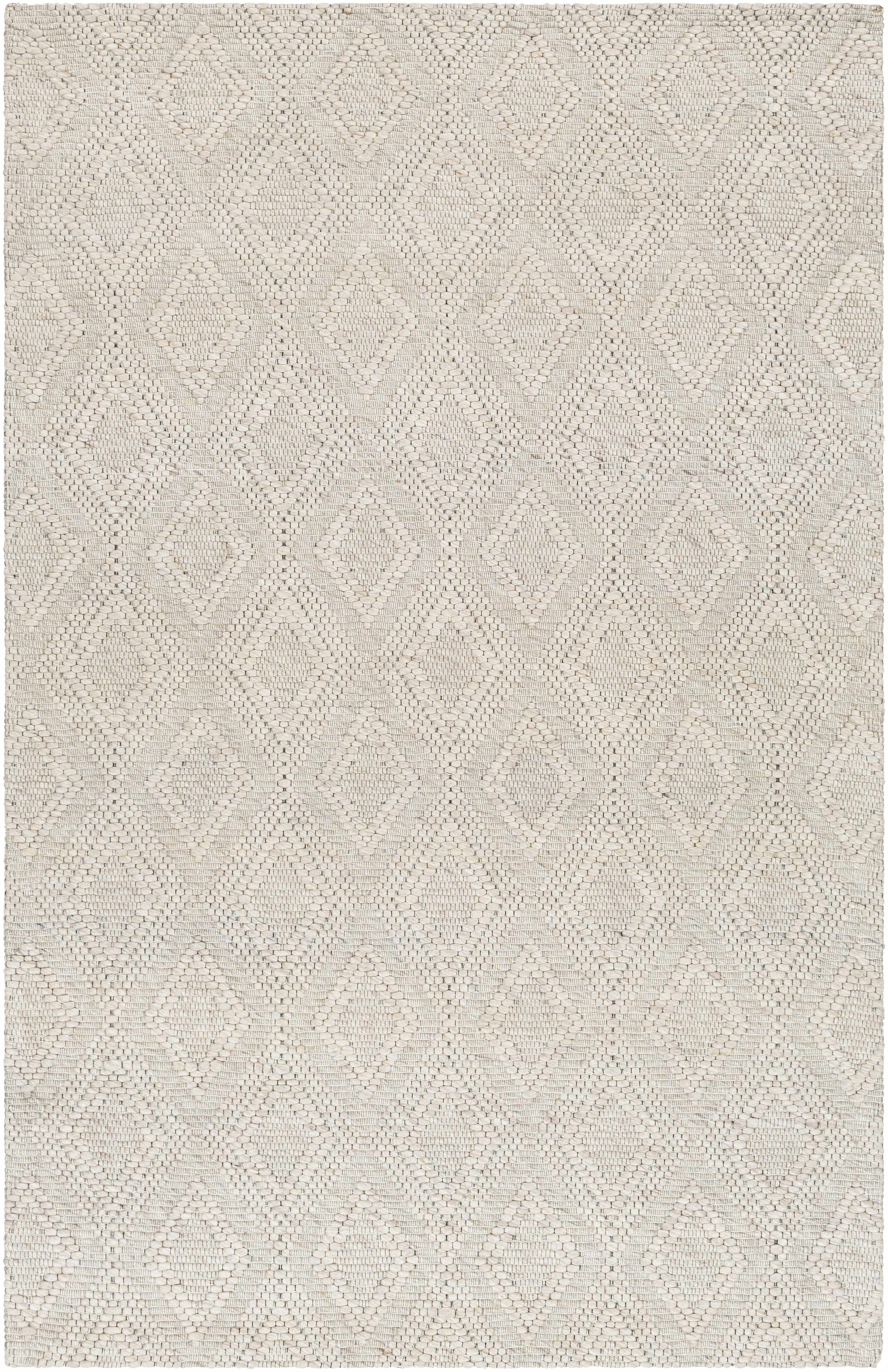 Kasib Beige Hand Woven Area Rug - Clearance