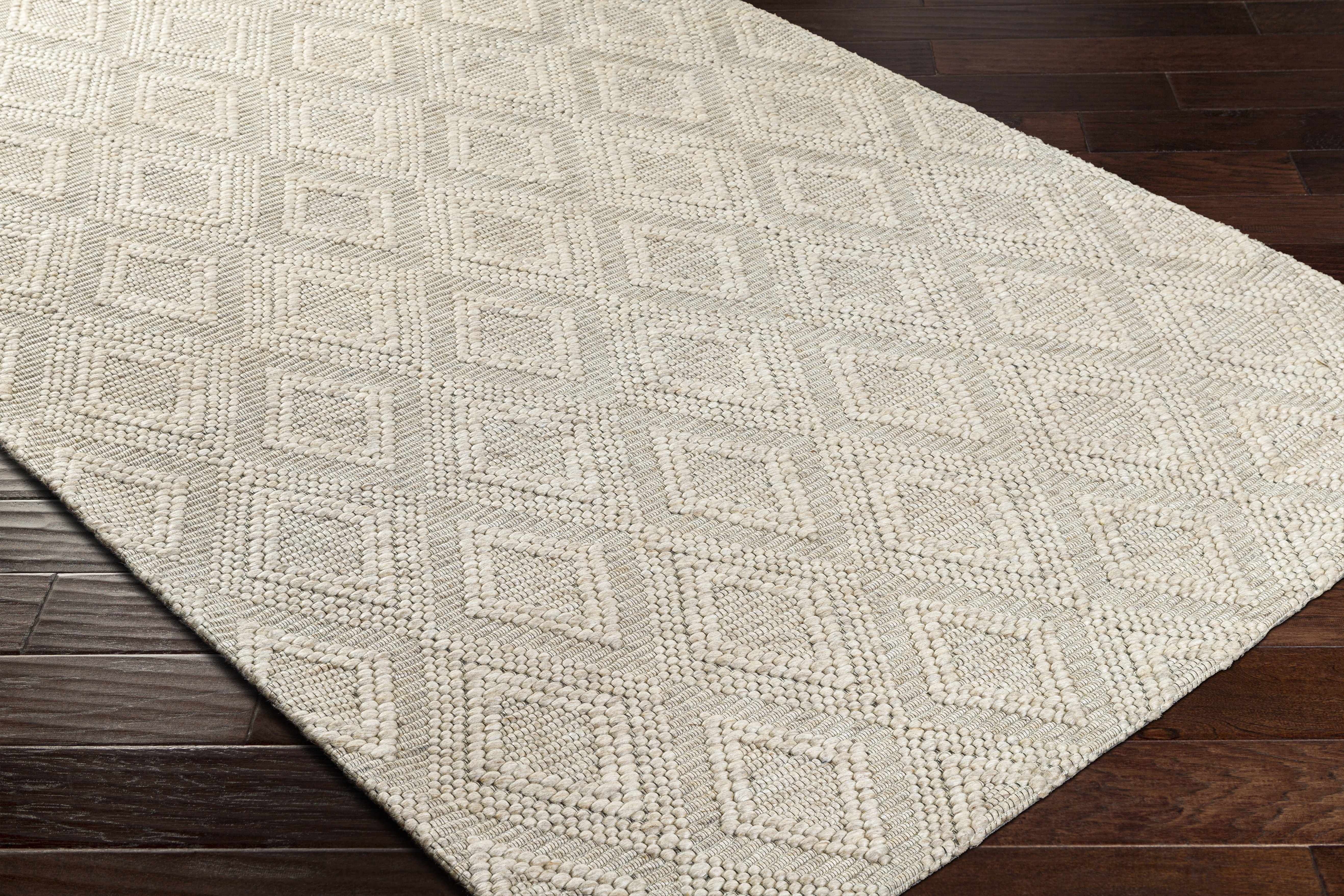 Kasib Beige Hand Woven Area Rug - Clearance - Image 4