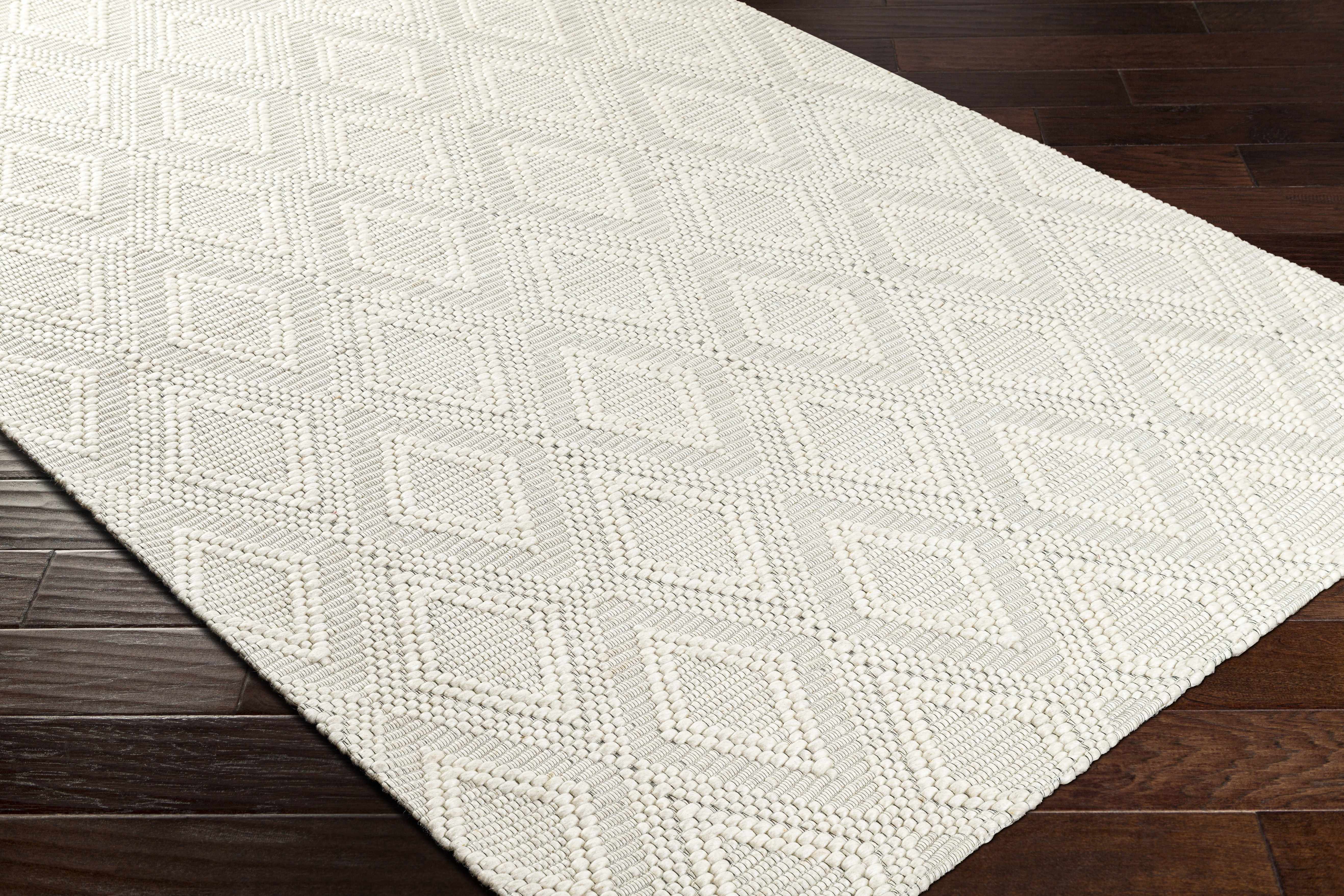 Kasib Cream Hand Woven Area Rug - Clearance - Image 4