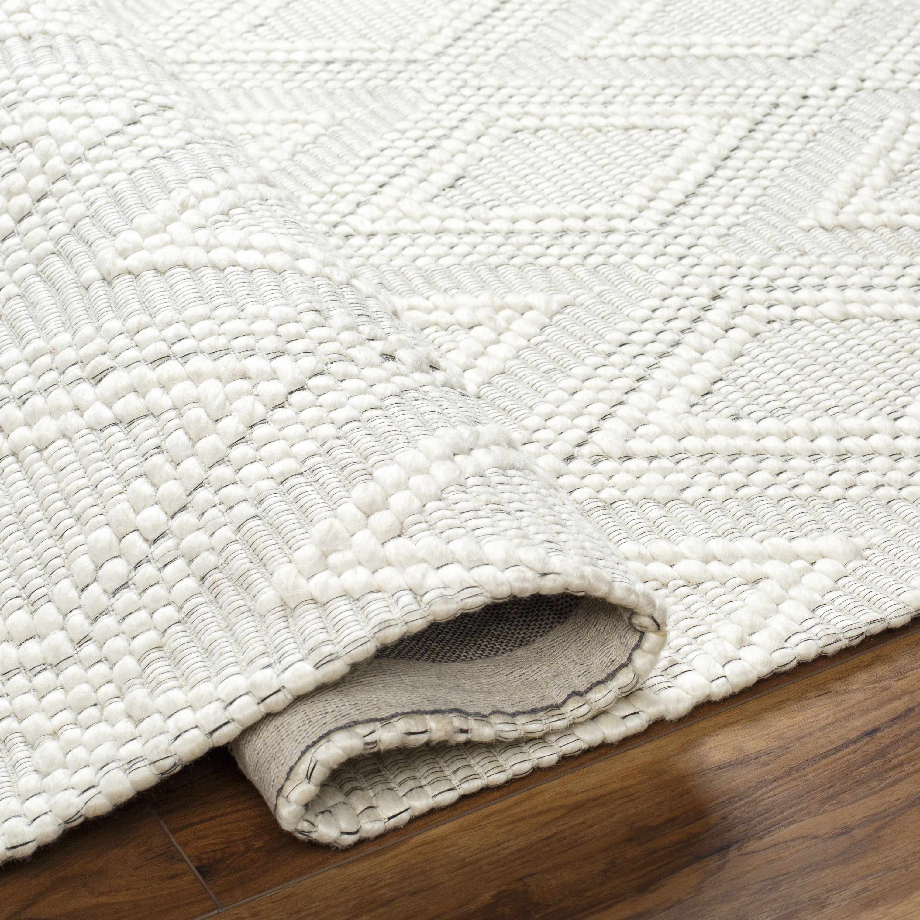 Kasib Cream Hand Woven Area Rug - Clearance - Image 5