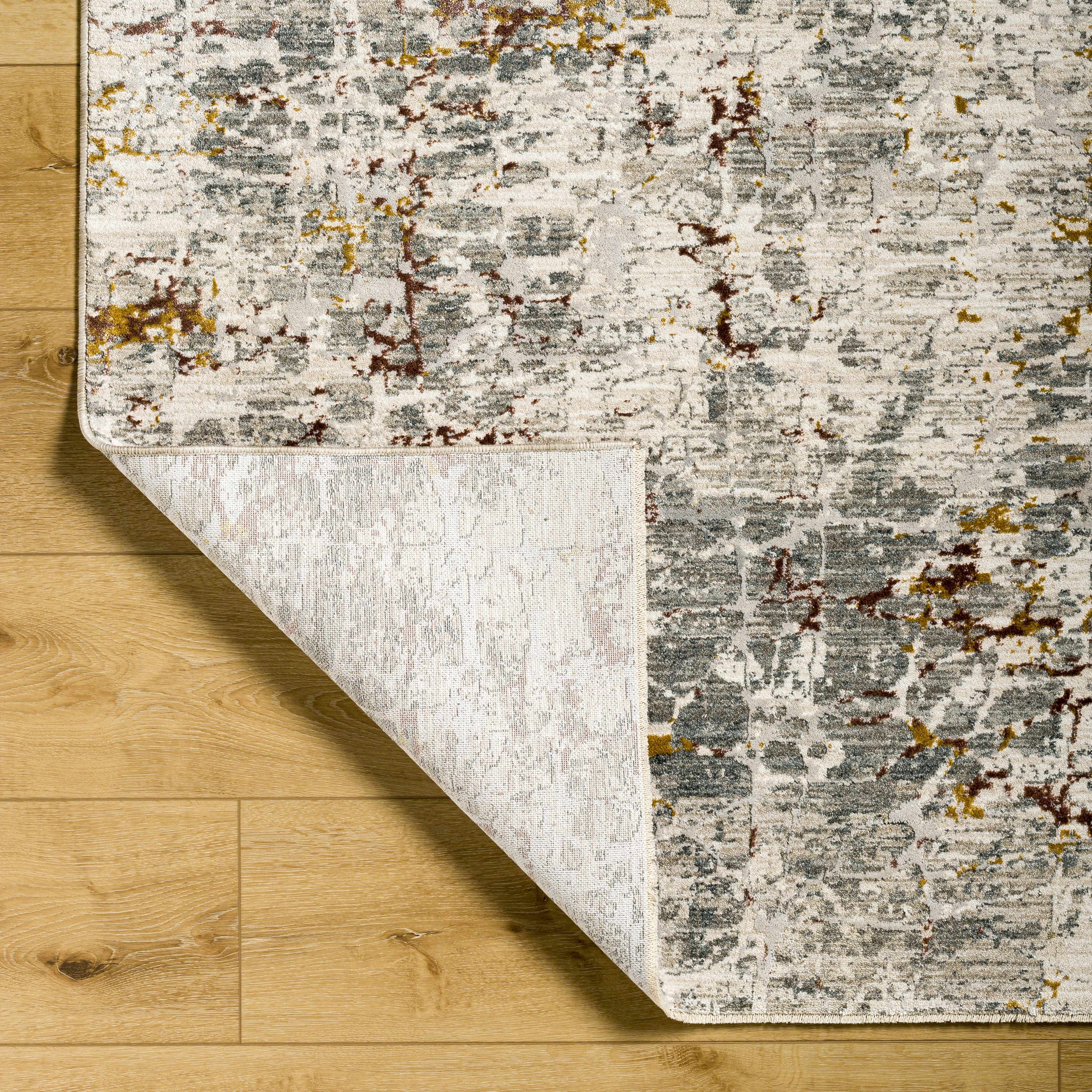 Kasim Textured Rug with Fringes - Image 4