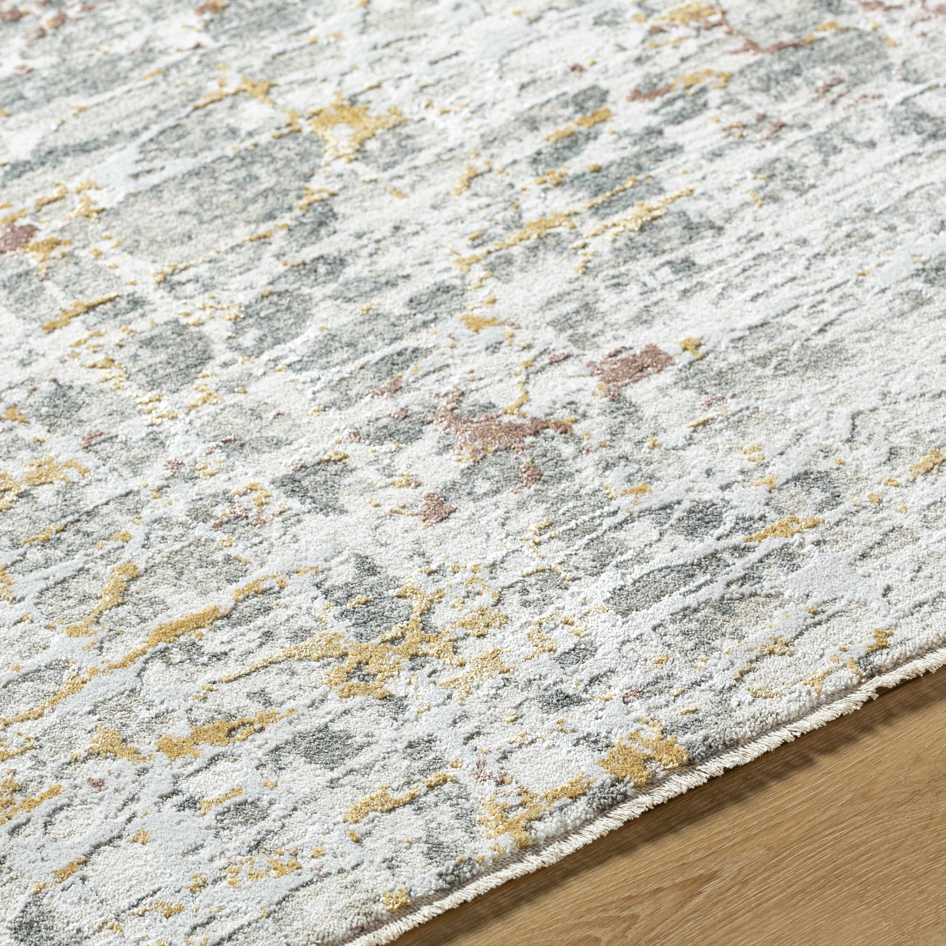 Kasim Textured Rug with Fringes - Image 7