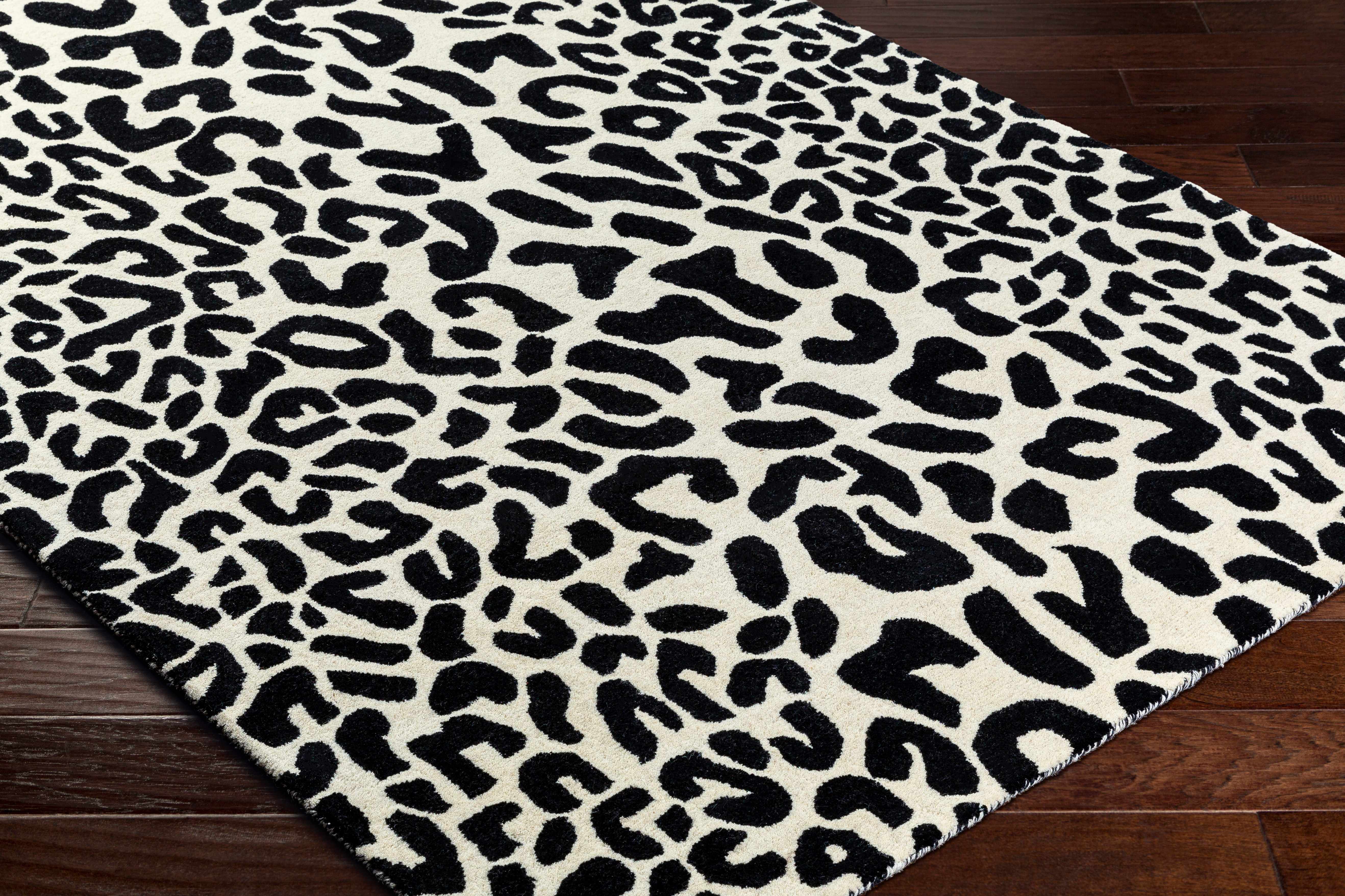 Kass Leopard Print Area Rug - Clearance - Image 3