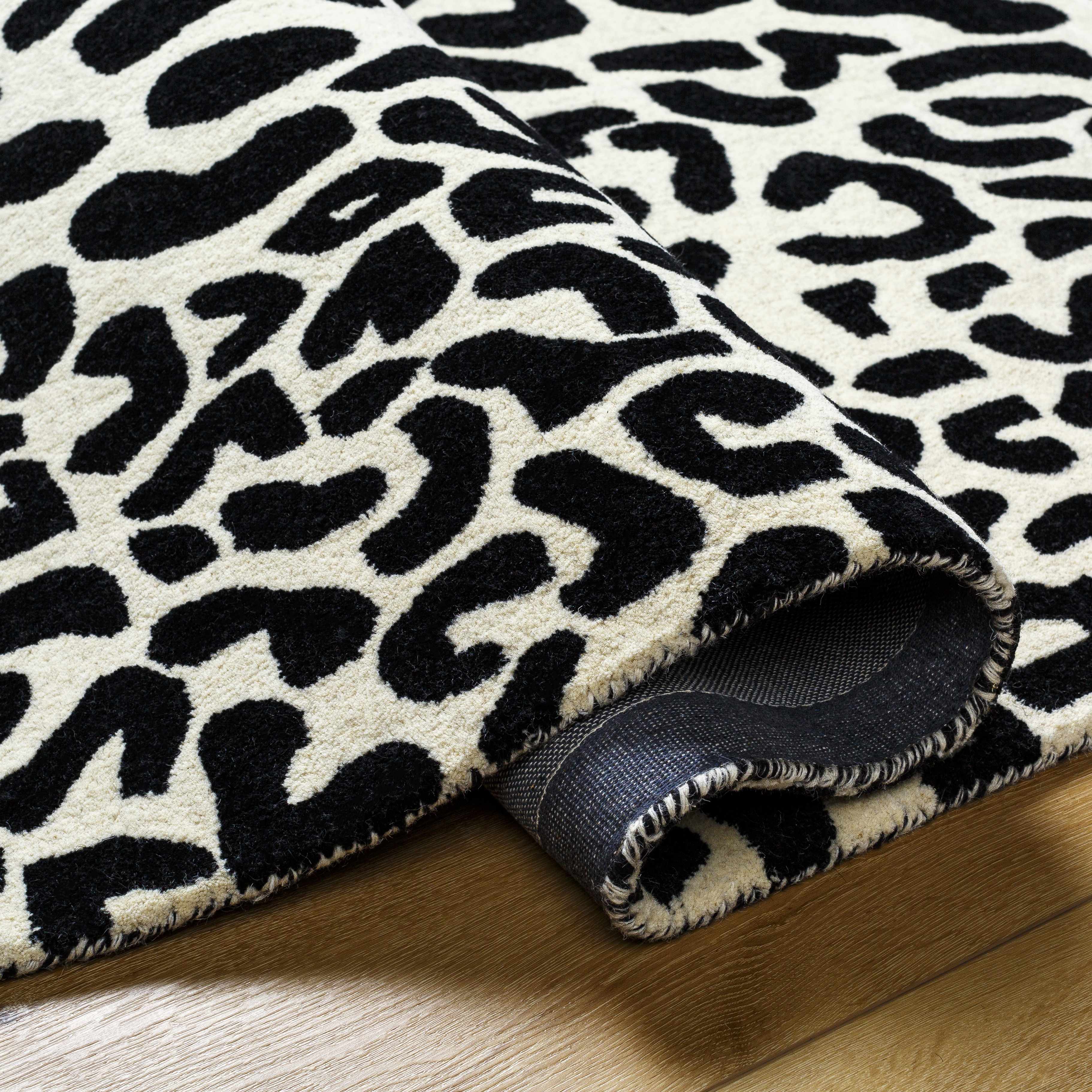 Kass Leopard Print Area Rug - Clearance - Image 5