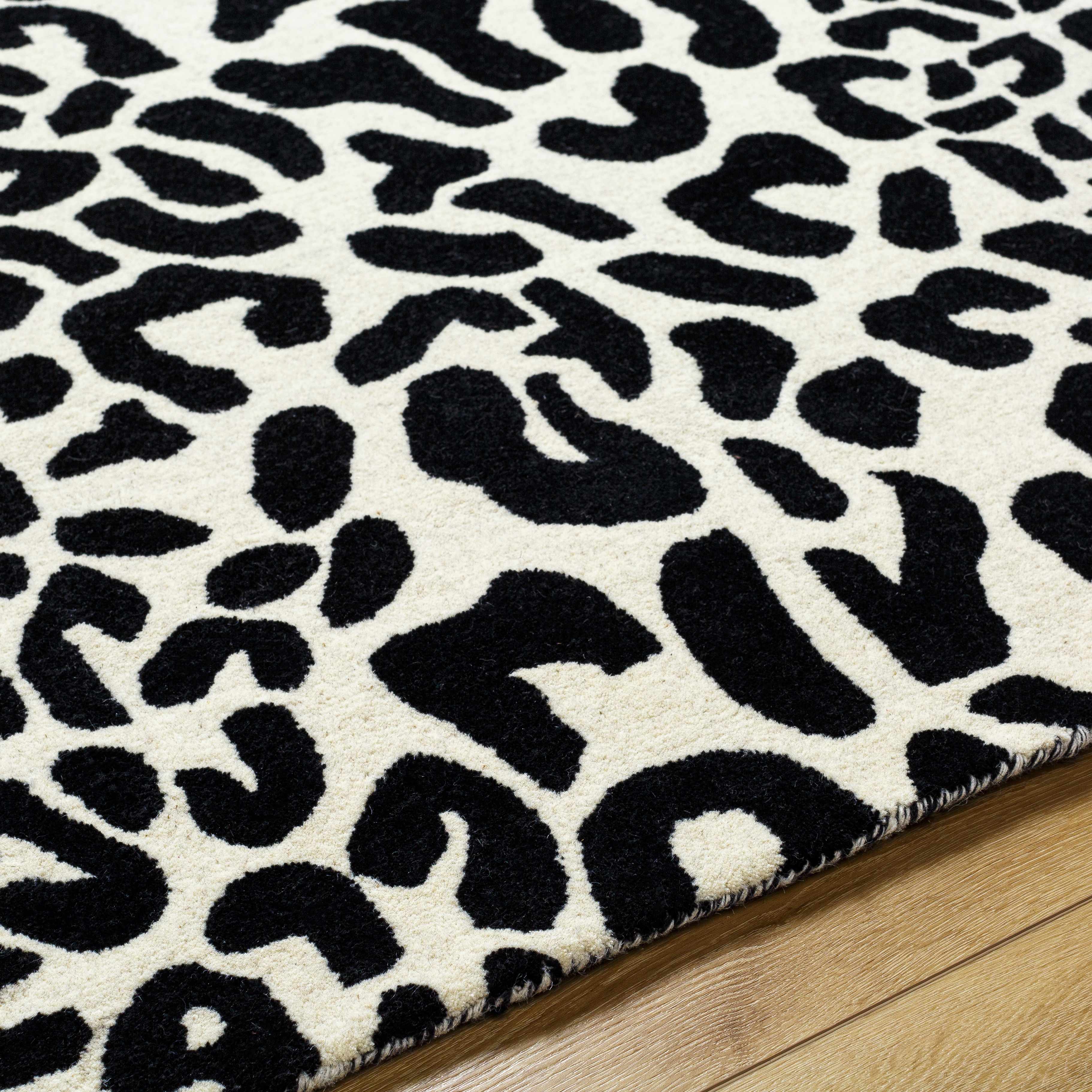 Kass Leopard Print Area Rug - Clearance - Image 7