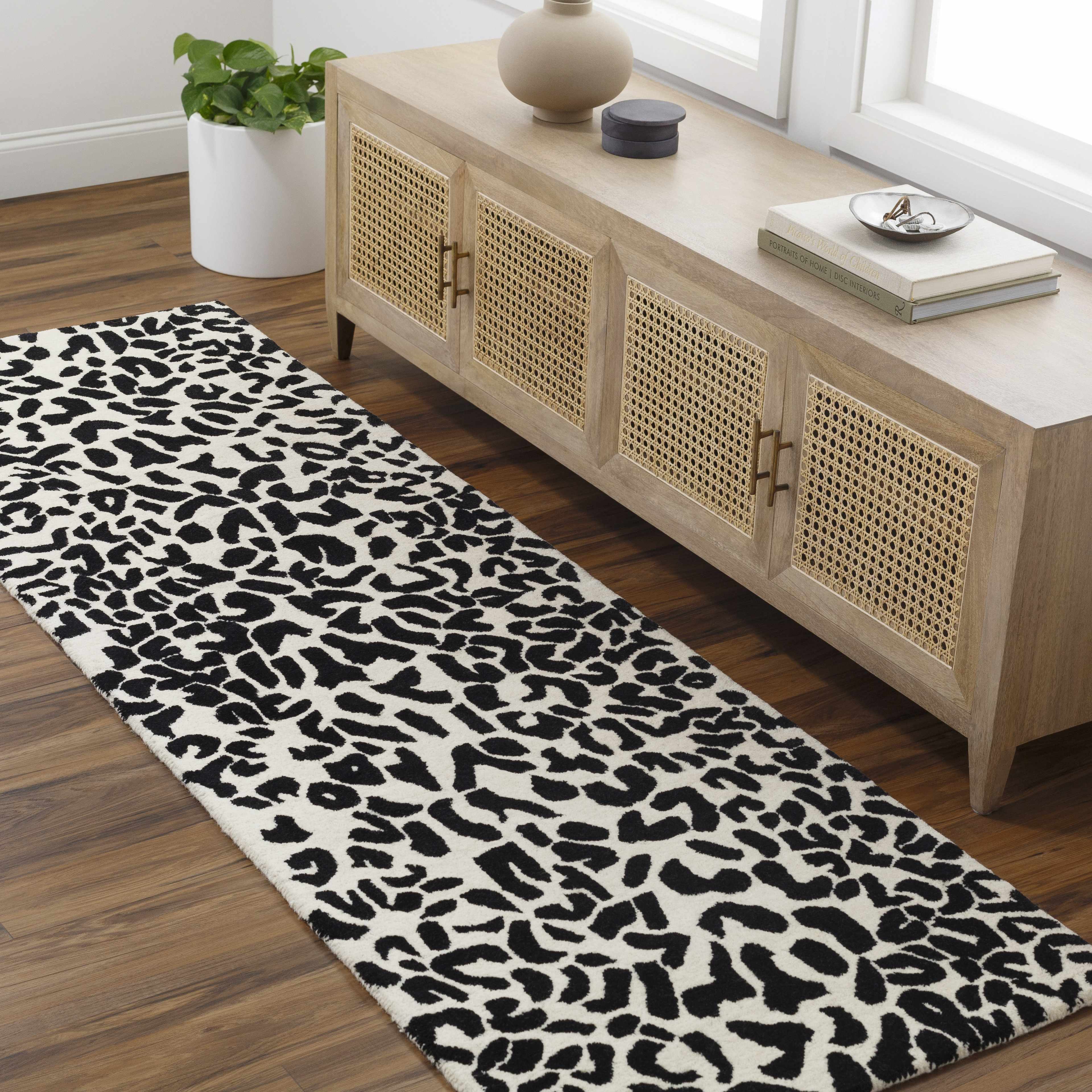 Kass Leopard Print Area Rug - Clearance - Image 8