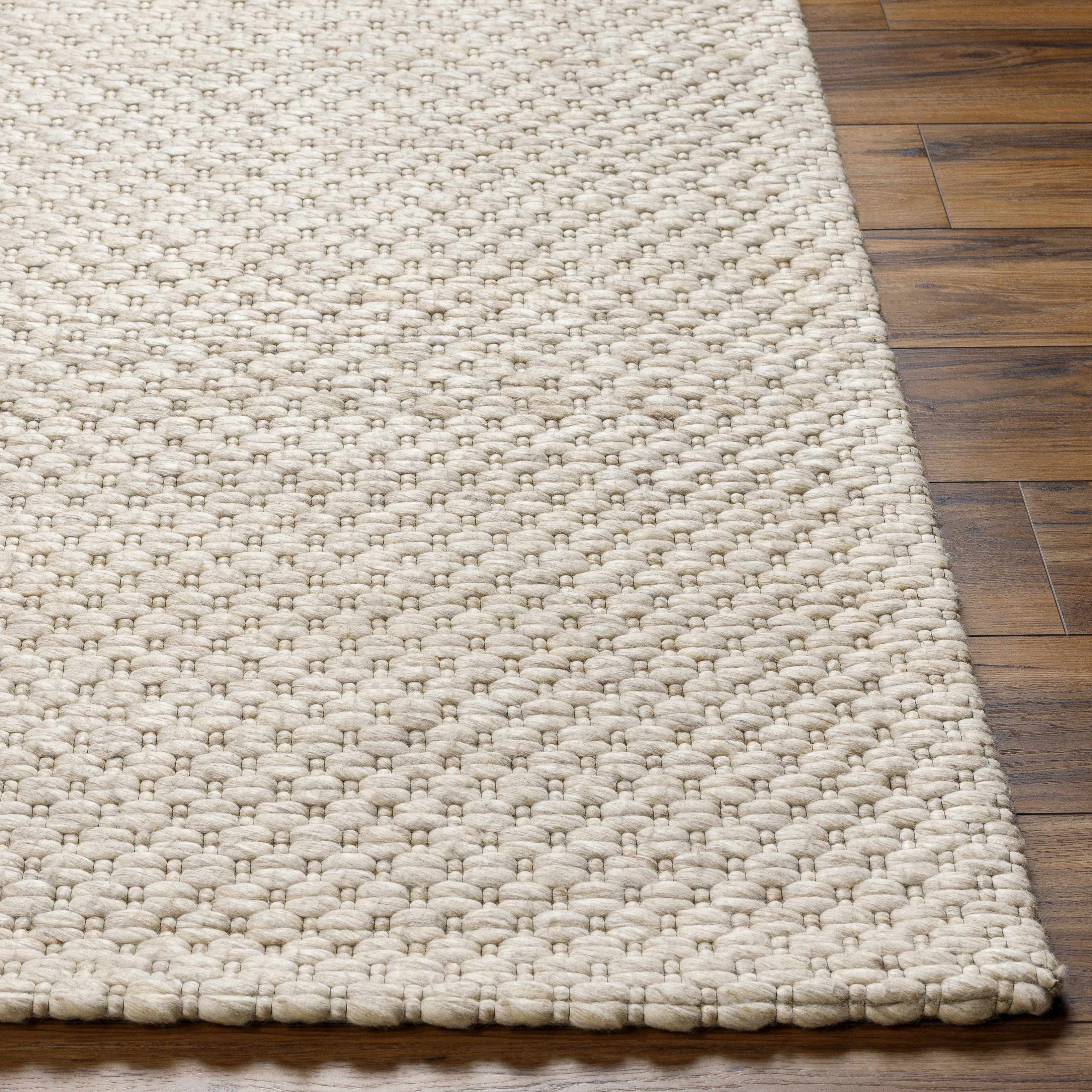 Kassa Beige Hand Woven Area Rug - Image 3