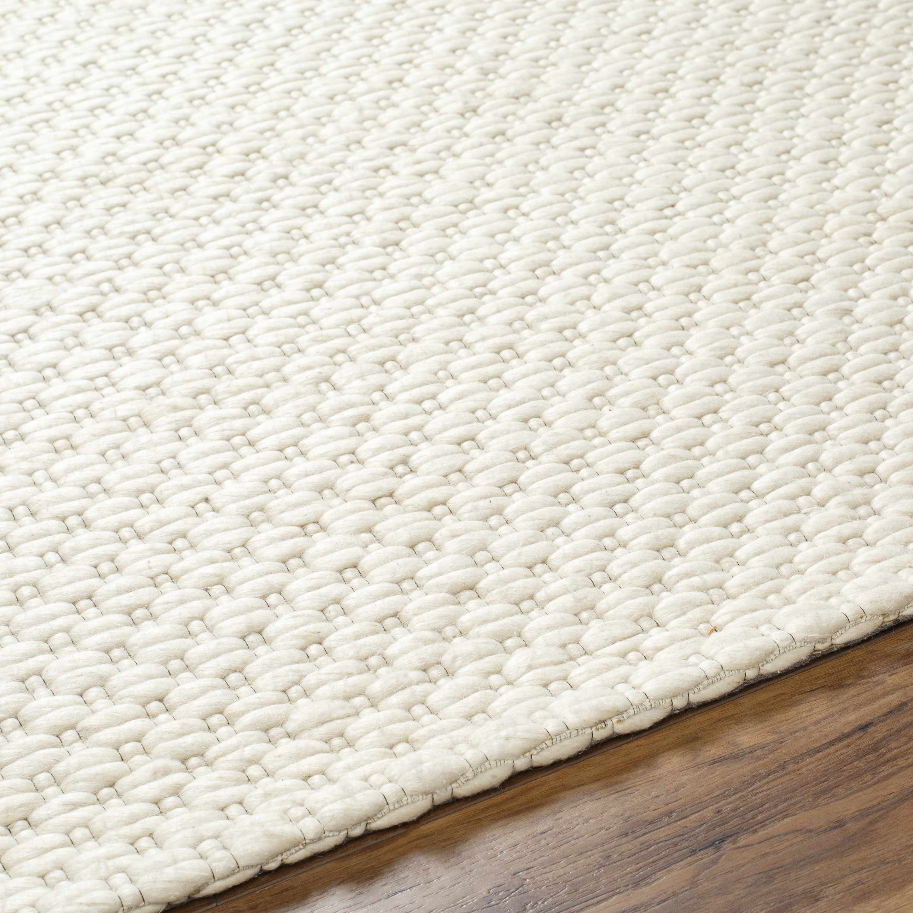 Kassa Cream Hand Woven Area Rug - Image 3