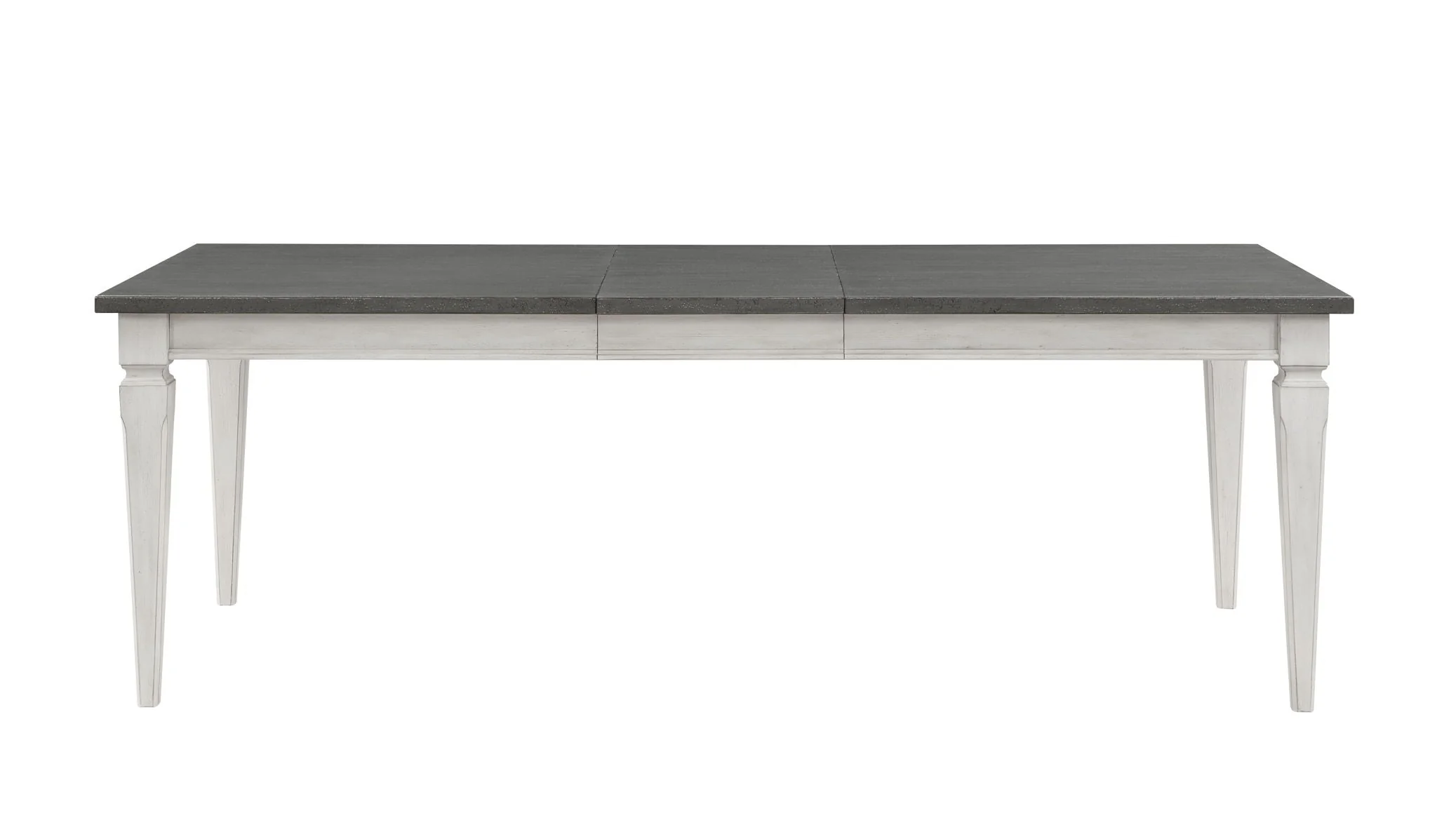 Katia - Dining Table With Leaf - Gray / White - Image 3