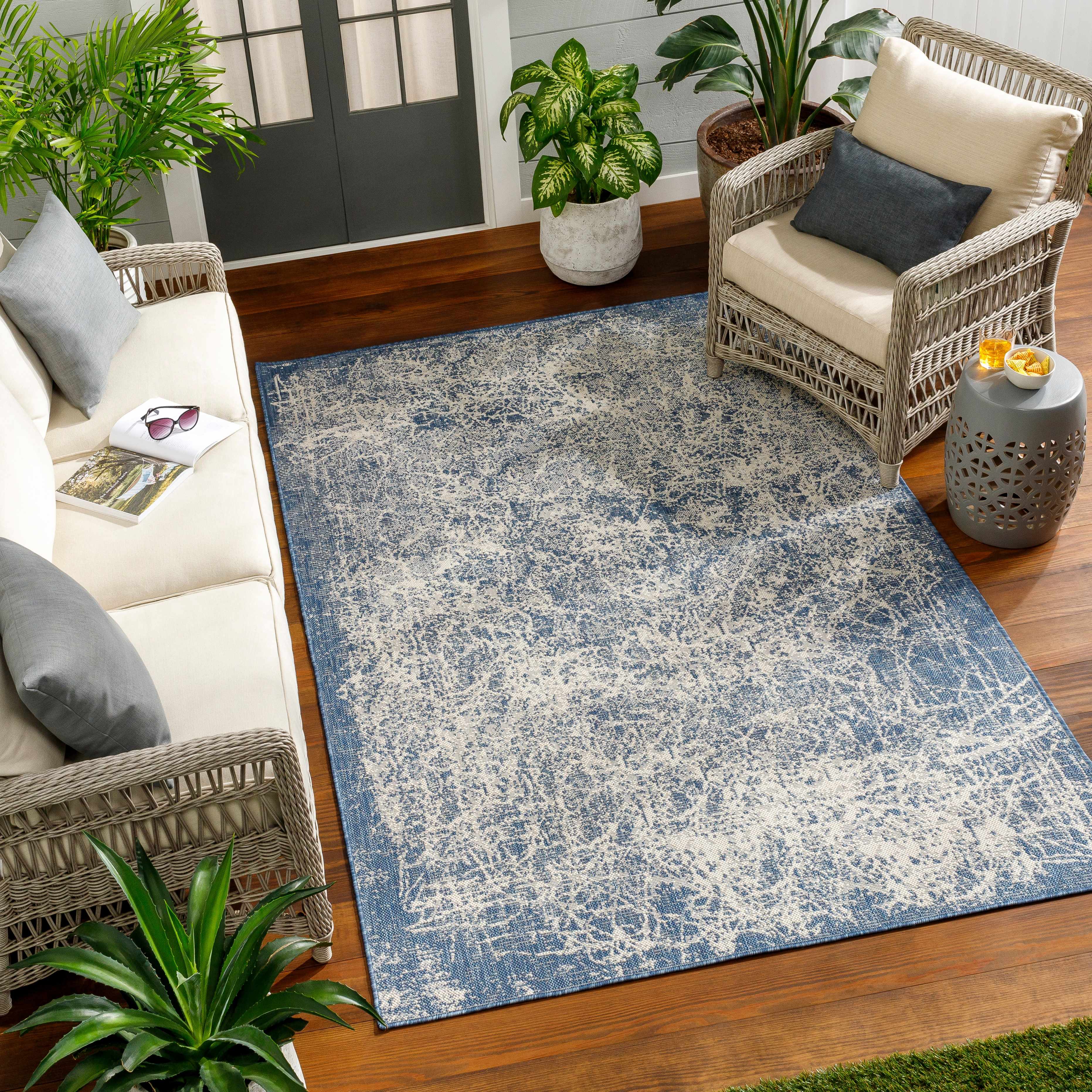 Katz Blue Area Rug - Clearance - Image 2