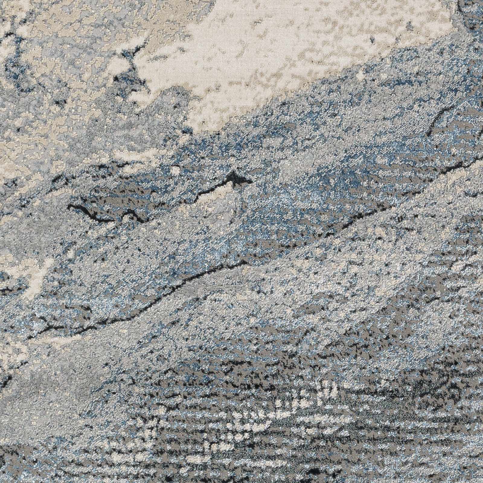 Kaytitinga Blue Marble Rug - Clearance - Image 4