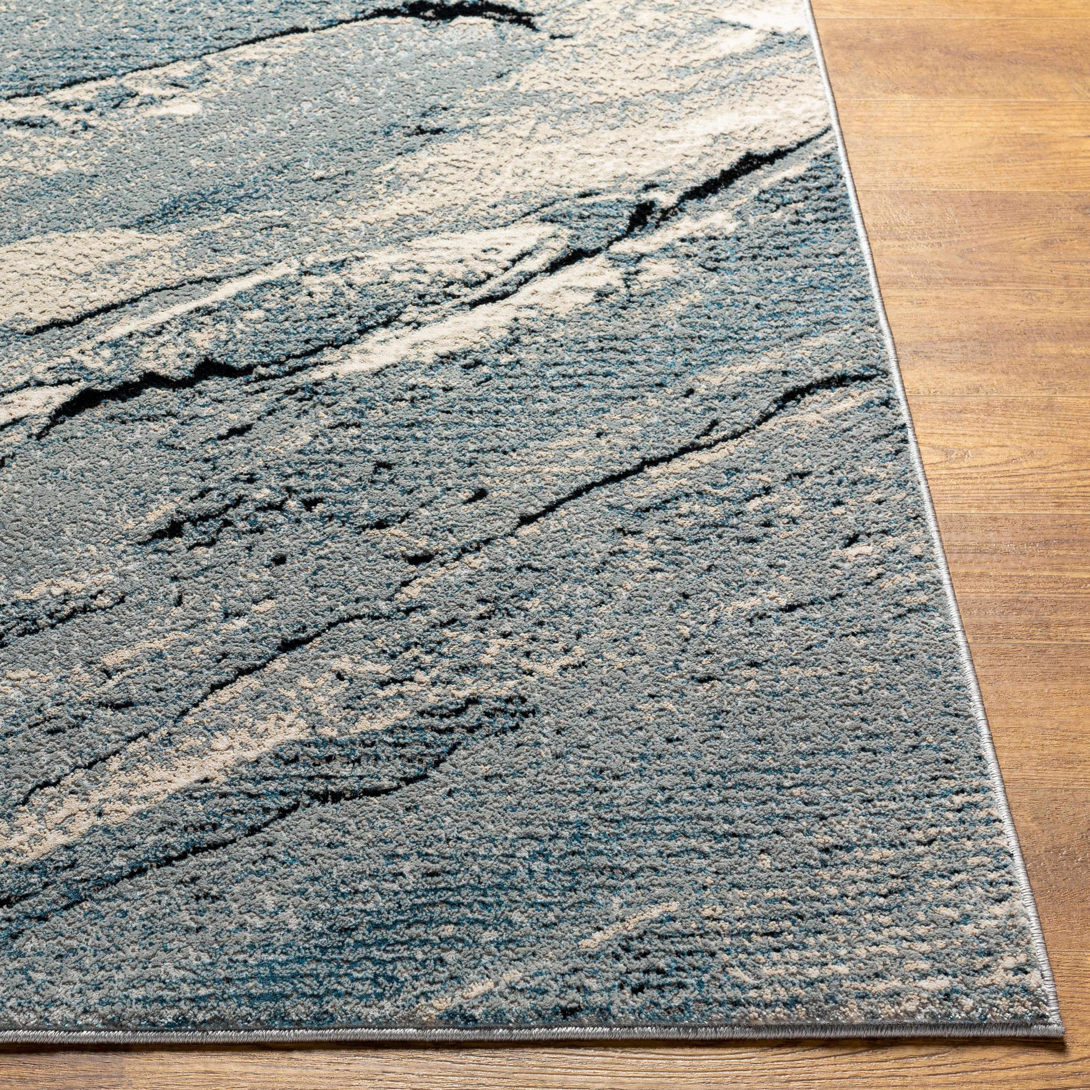 Kaytitinga Blue Marble Rug - Clearance - Image 5