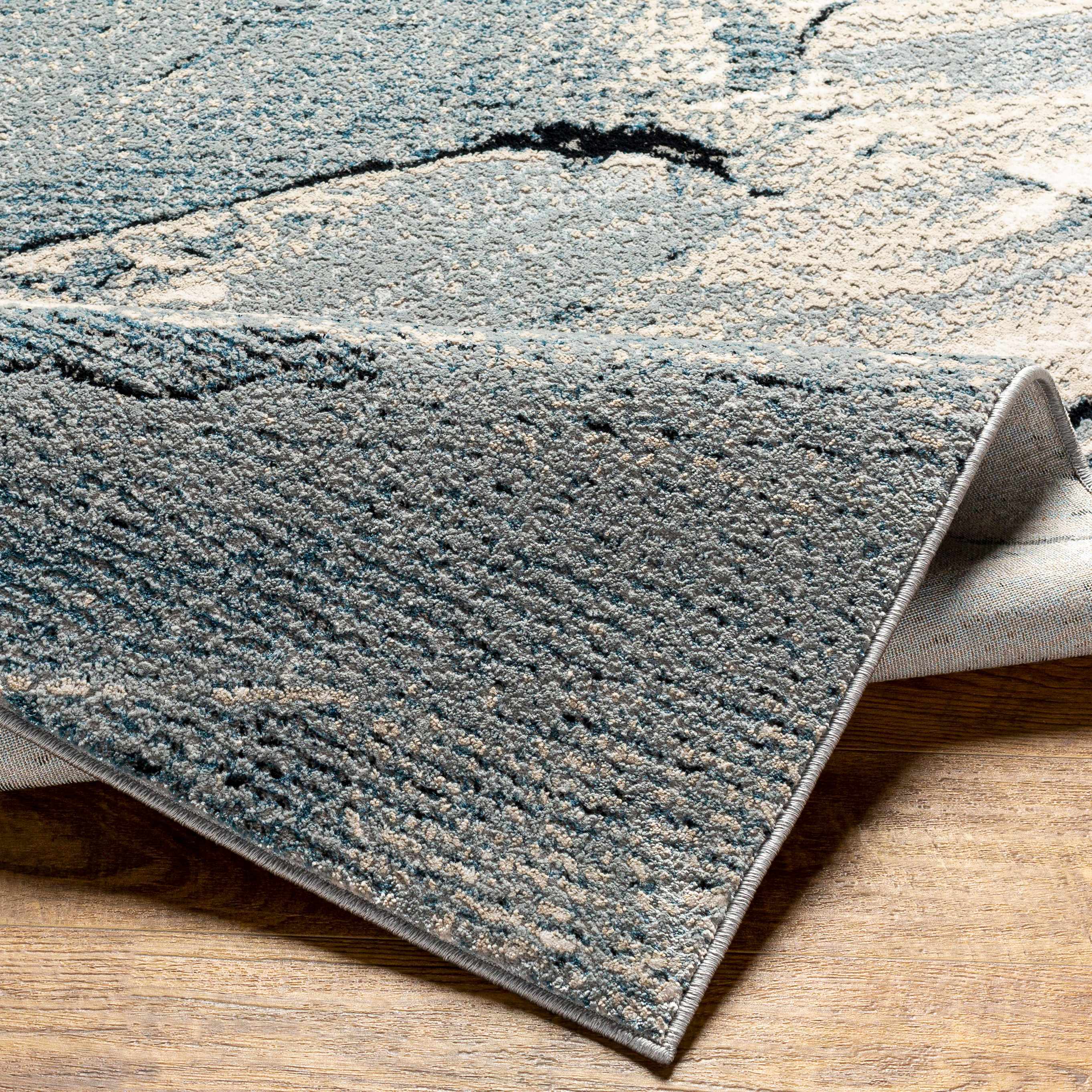 Kaytitinga Blue Marble Rug - Clearance - Image 6