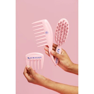 KurlsPlus Pick Hair Comb Rose - Image 4