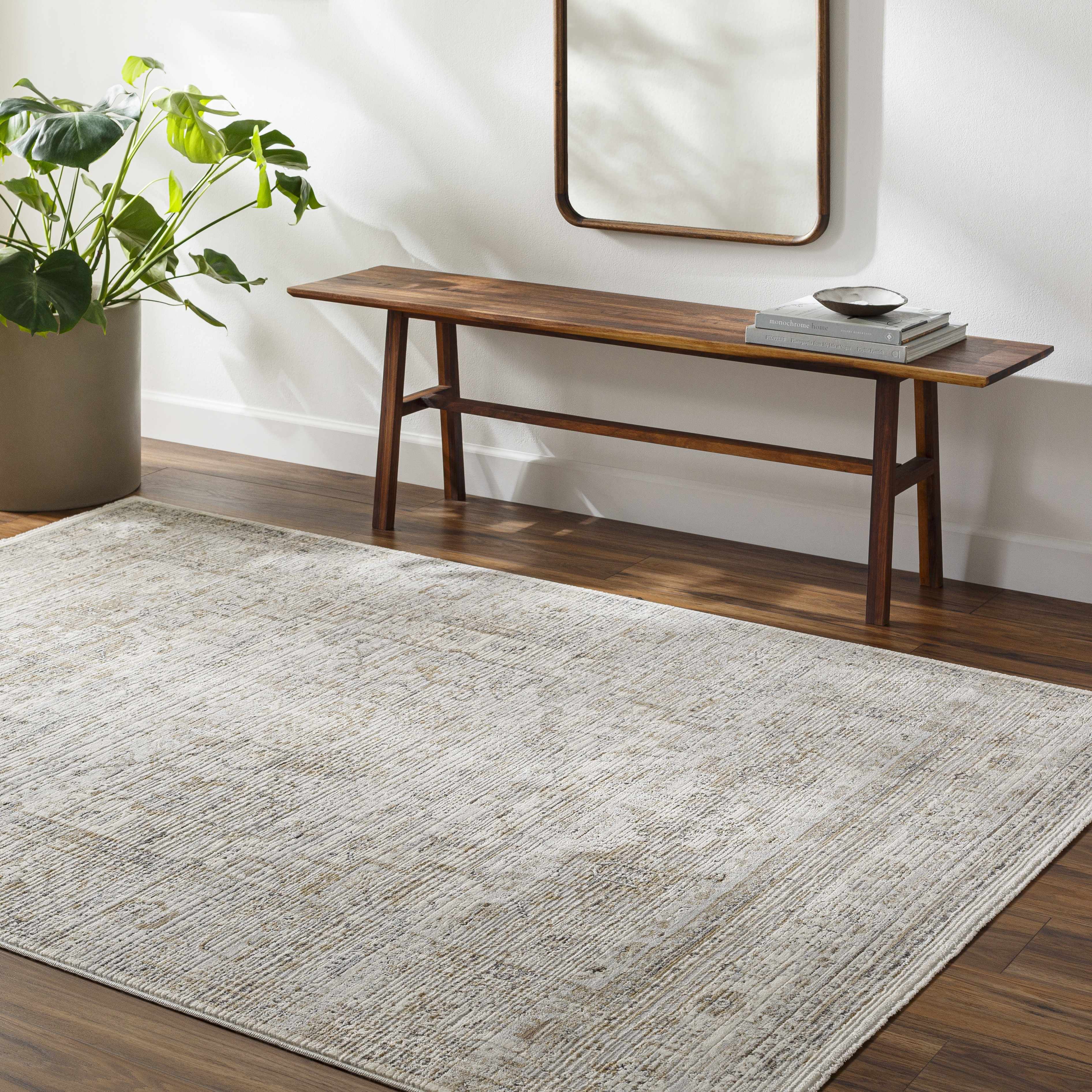 Kazou Gray Medallion Area Rug - Image 2