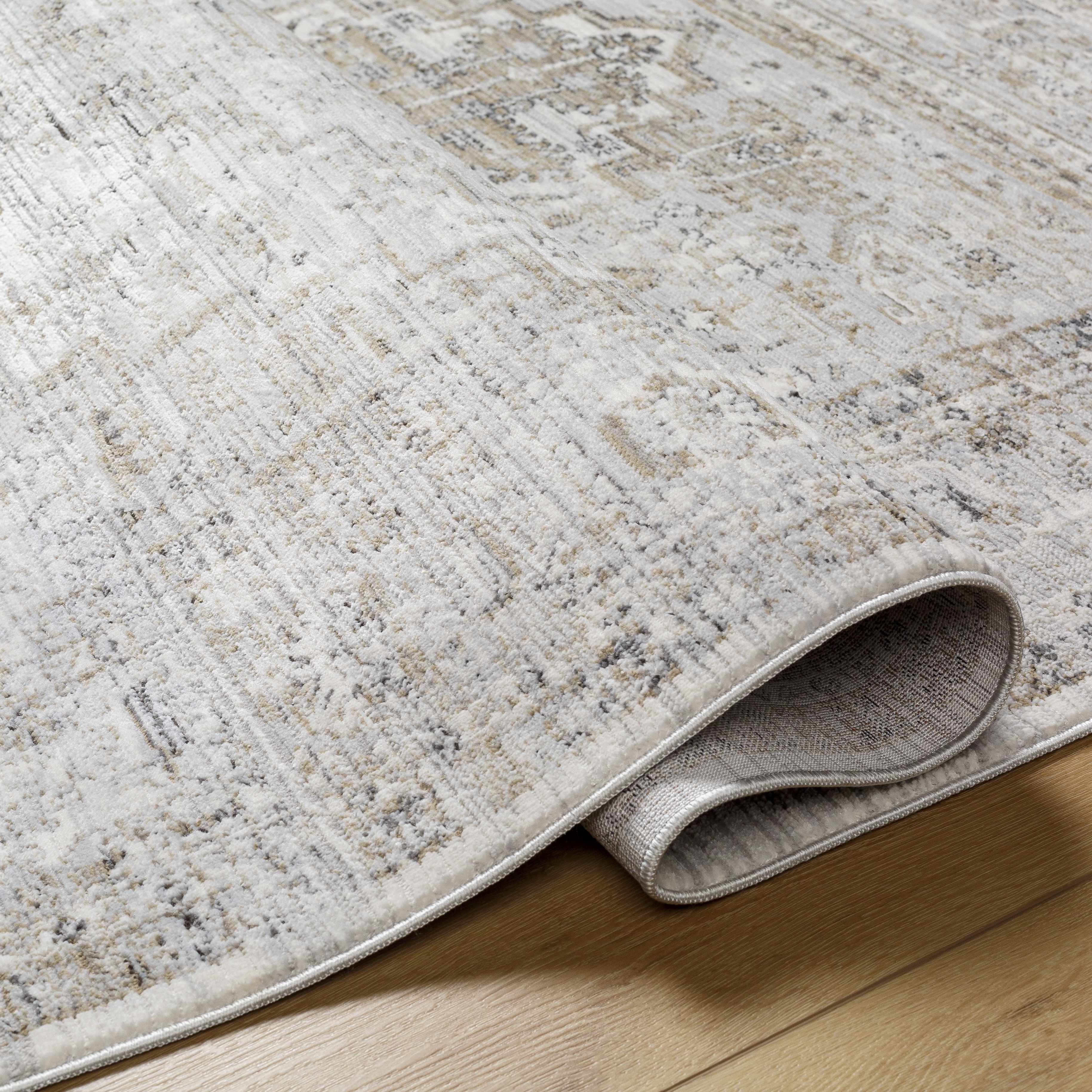 Kazou Gray Medallion Area Rug - Image 5