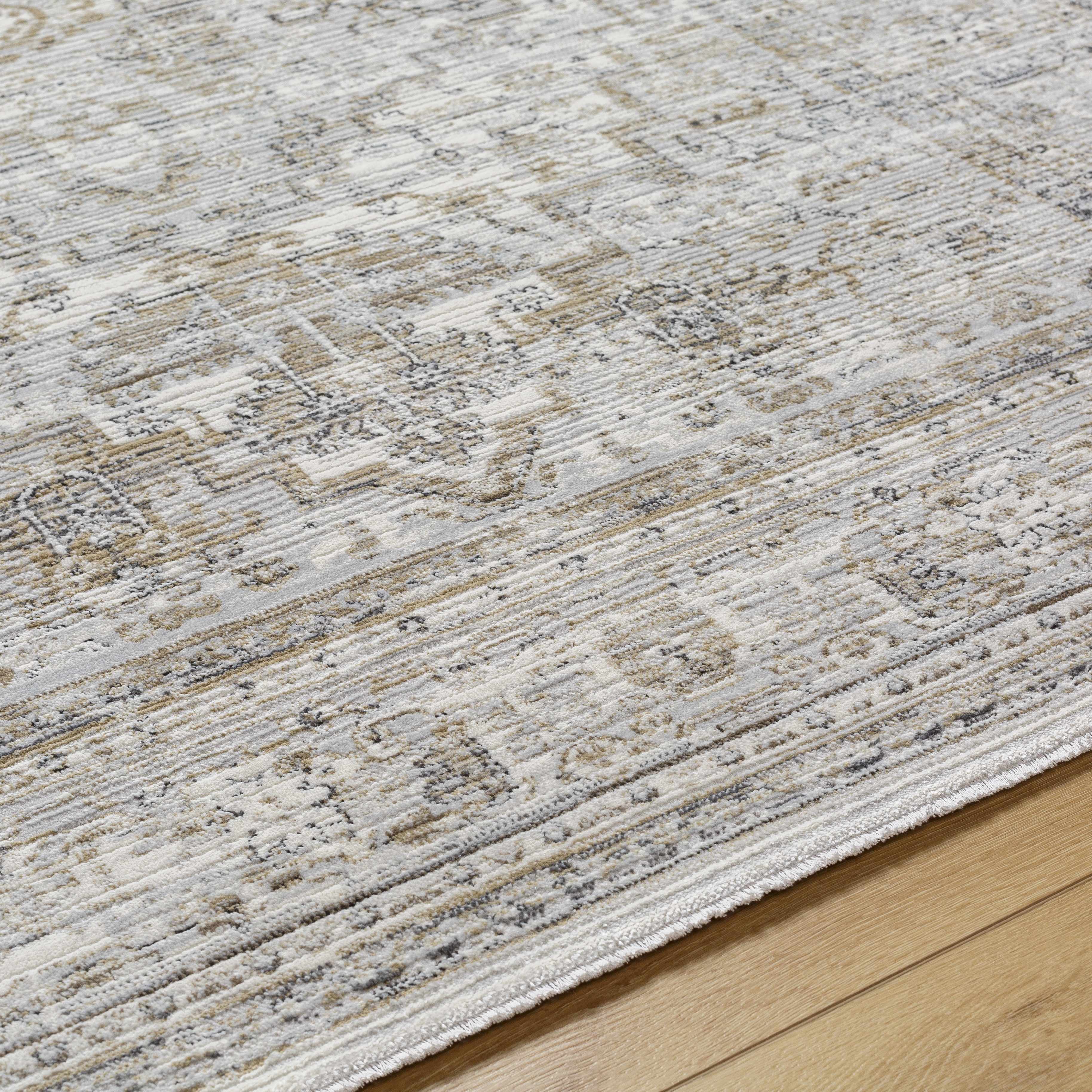 Kazou Gray Medallion Area Rug - Image 6
