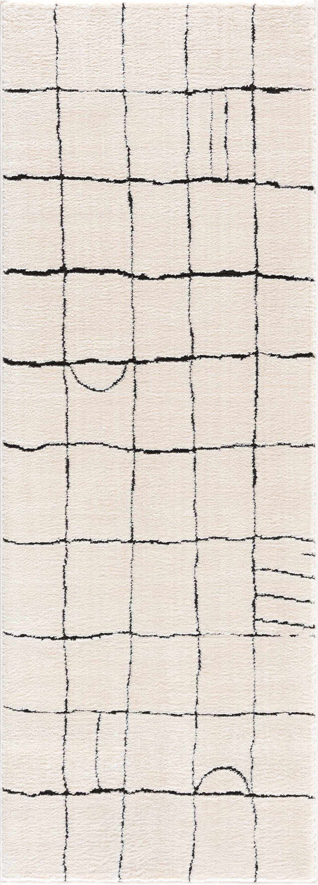 Keanu Black & White Area Rug - Clearance - Image 12