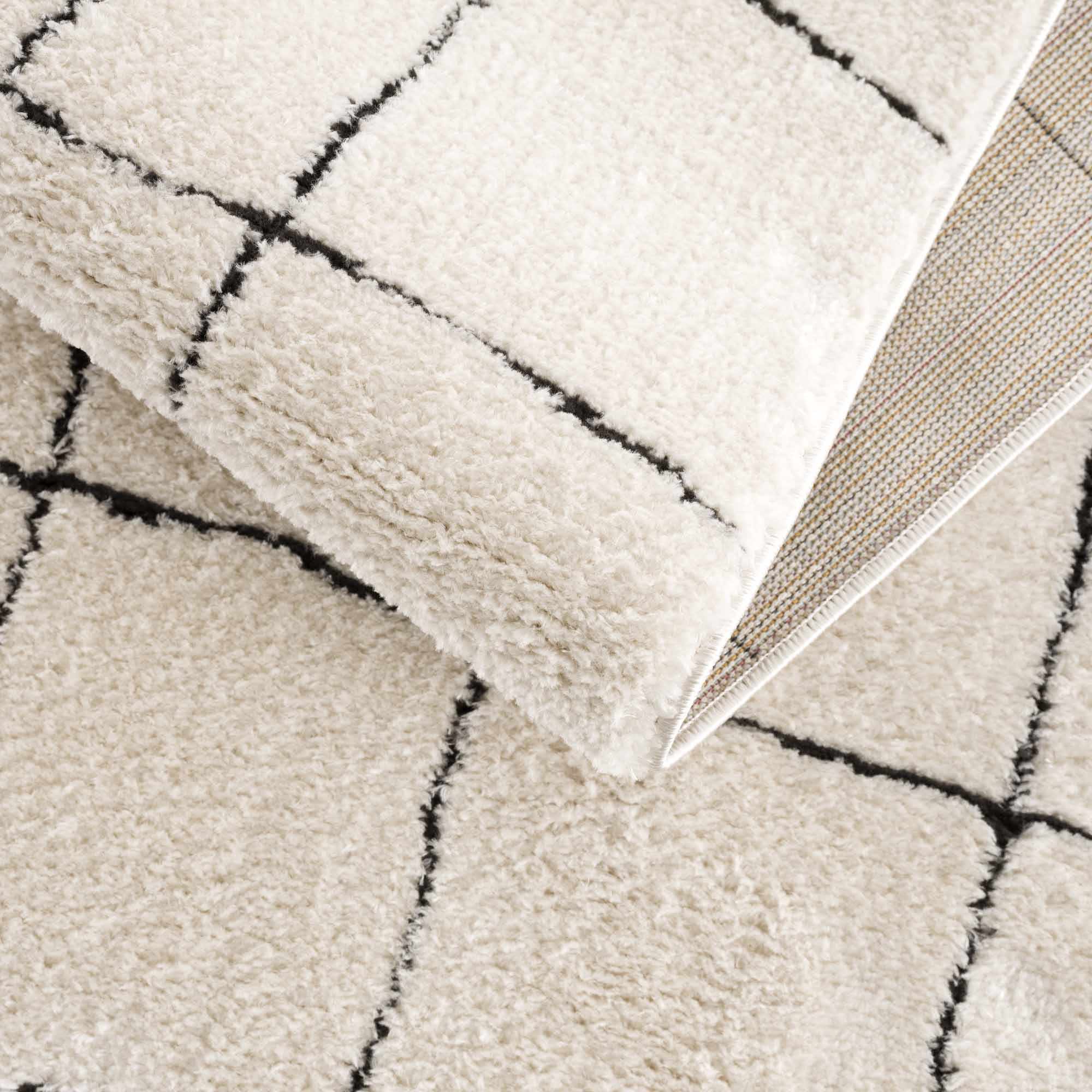 Keanu Black & White Area Rug - Clearance - Image 18
