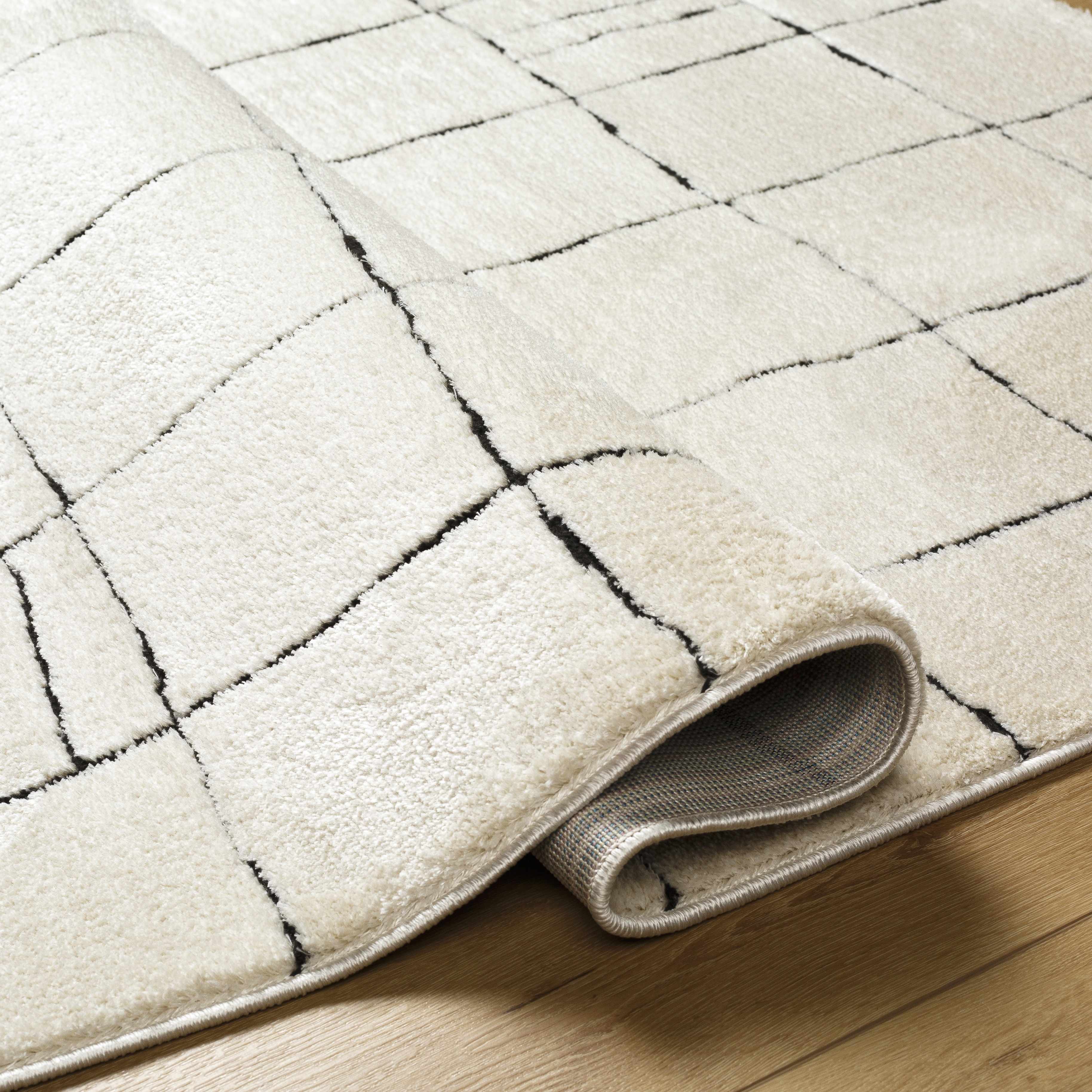 Keanu Black & White Area Rug - Clearance - Image 20