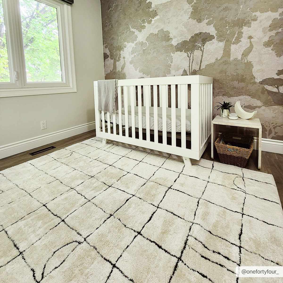 Keanu Black & White Area Rug - Clearance - Image 3