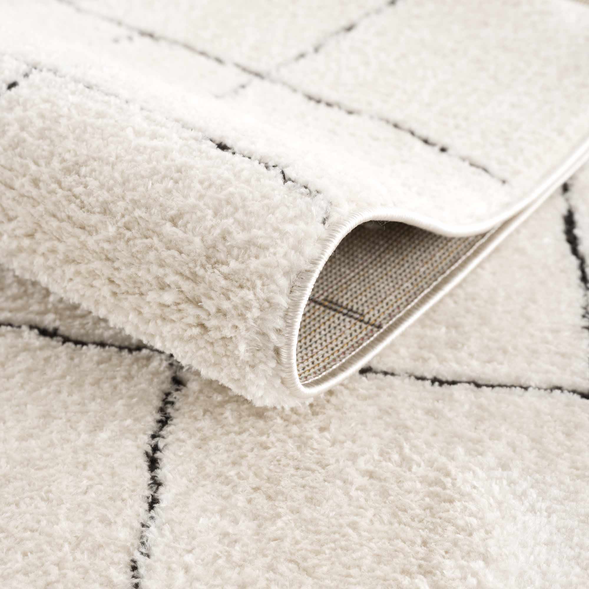 Keanu Black & White Area Rug - Clearance - Image 7