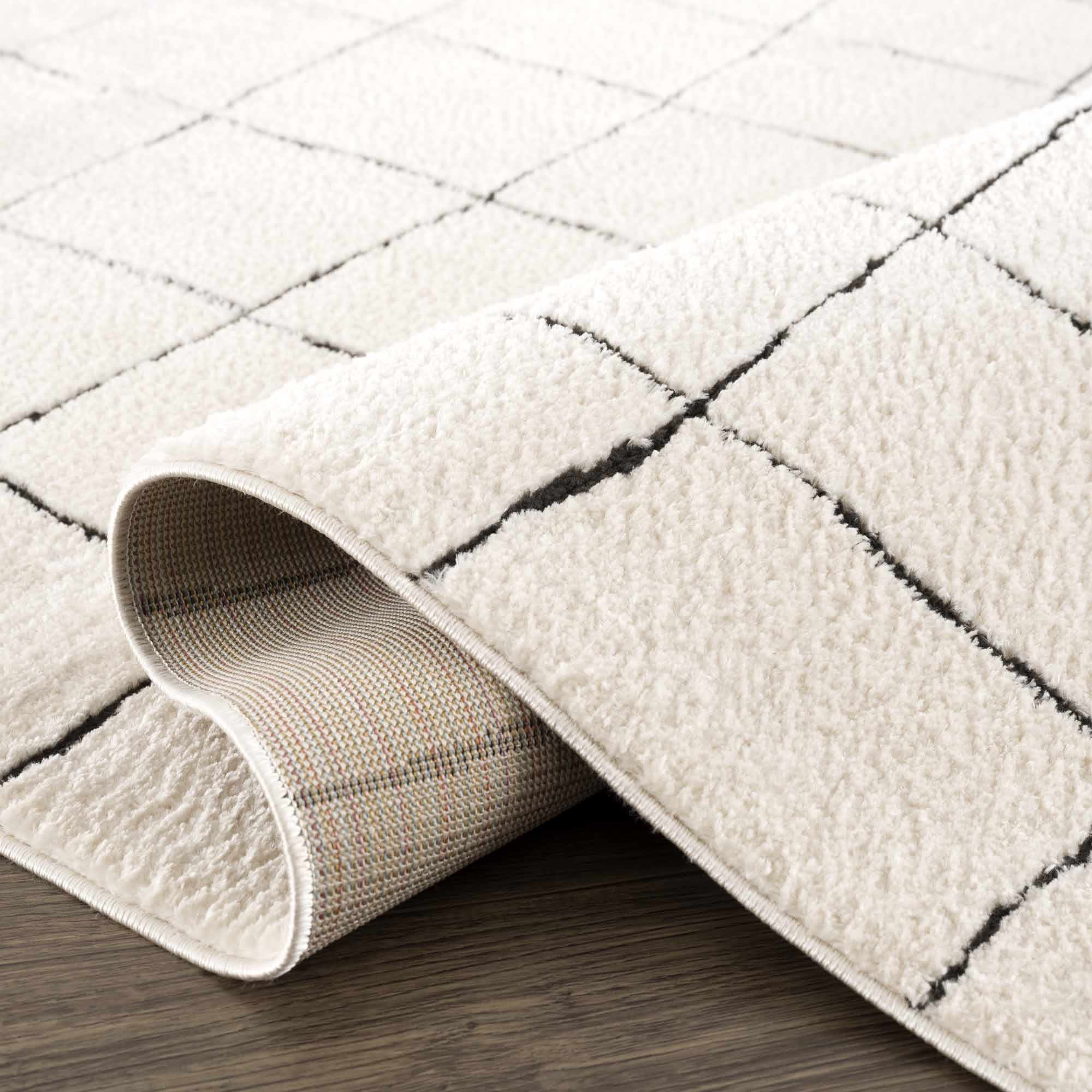 Keanu Black & White Area Rug - Clearance - Image 8