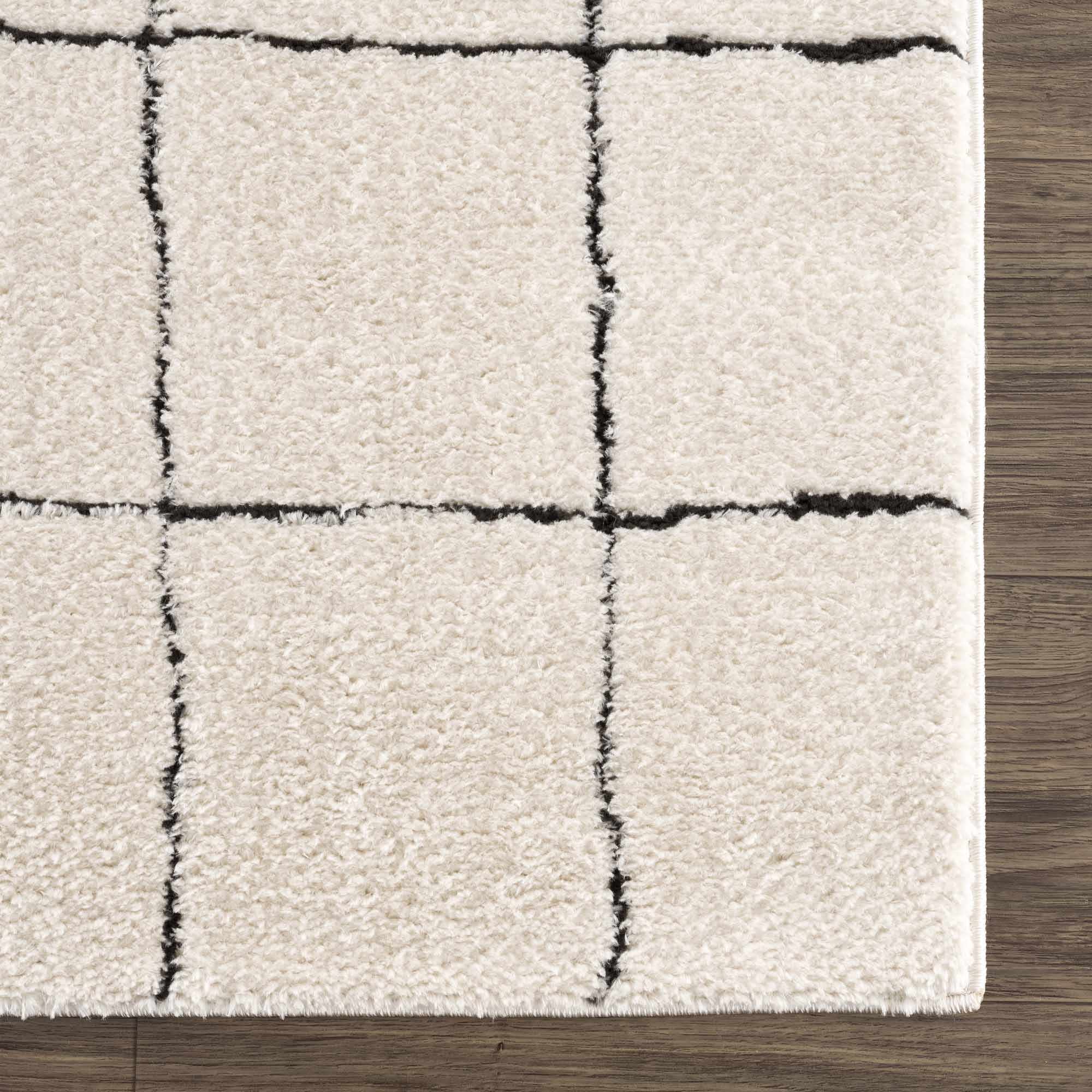 Keanu Black & White Area Rug - Clearance - Image 9