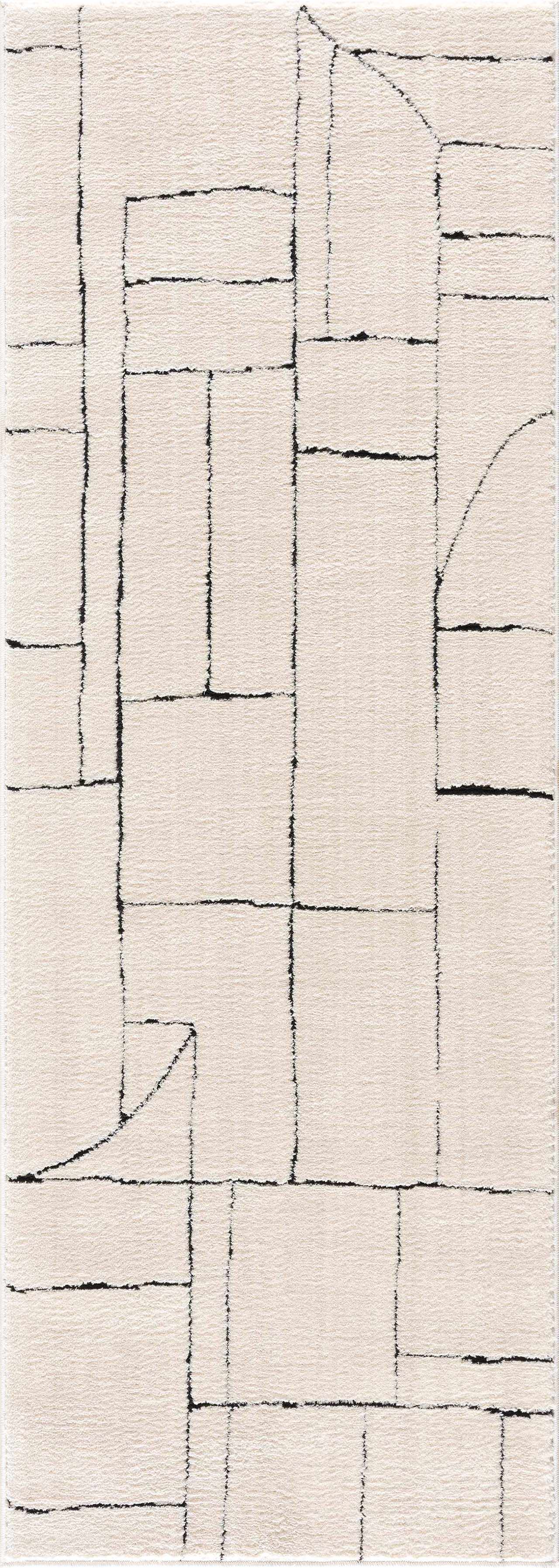 Keats Black & White  Area Rug - Clearance - Image 11