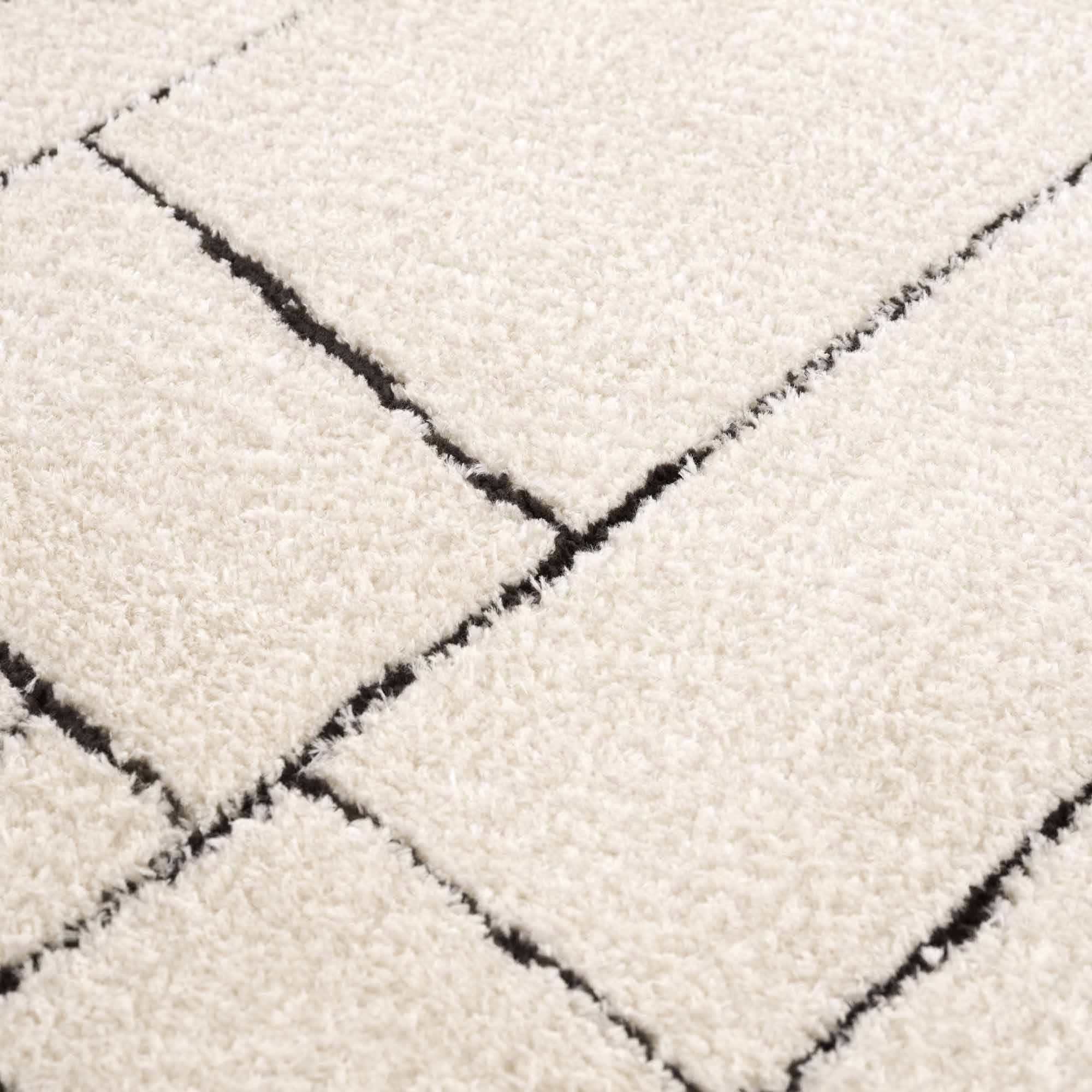 Keats Black & White  Area Rug - Clearance - Image 15