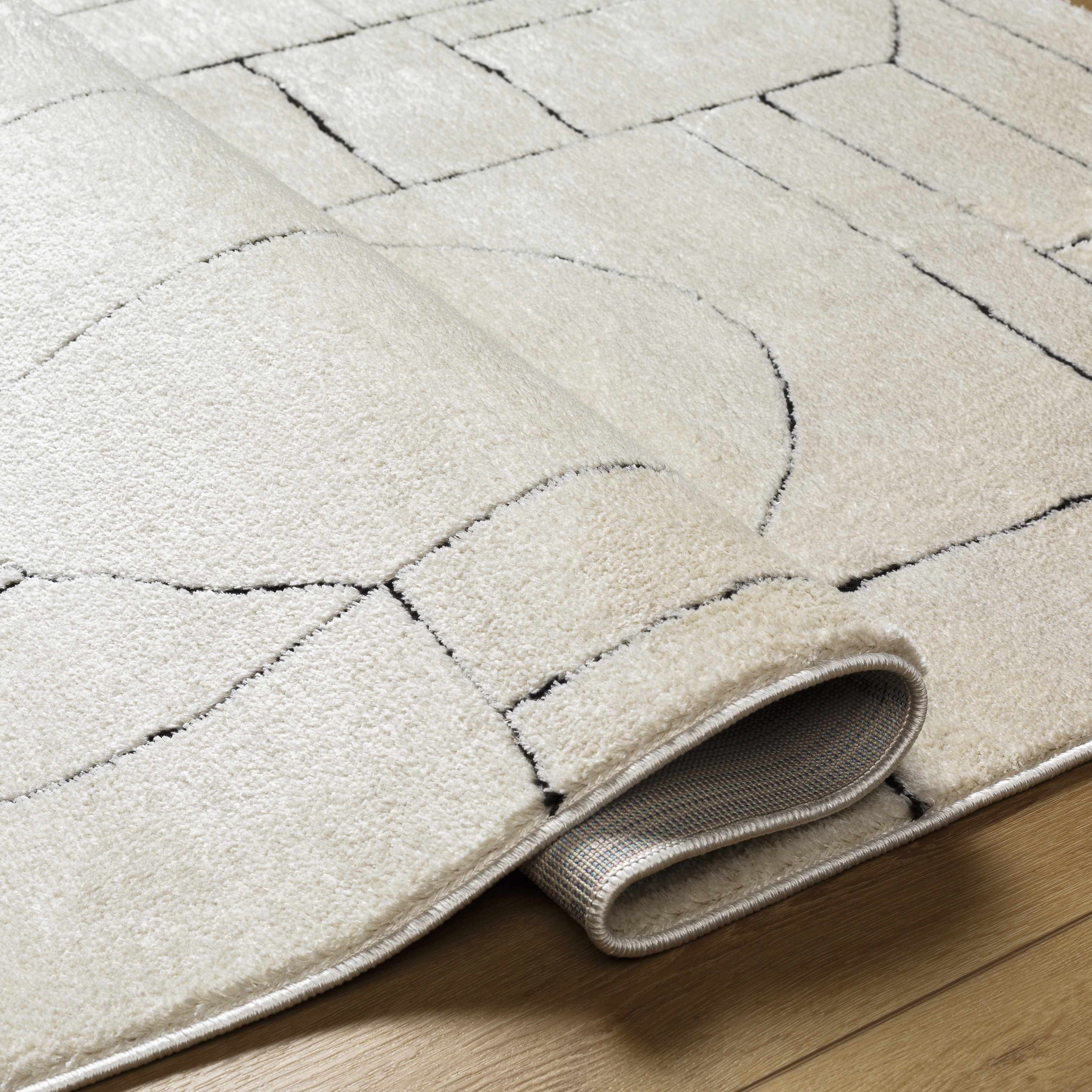 Keats Black & White  Area Rug - Clearance - Image 21