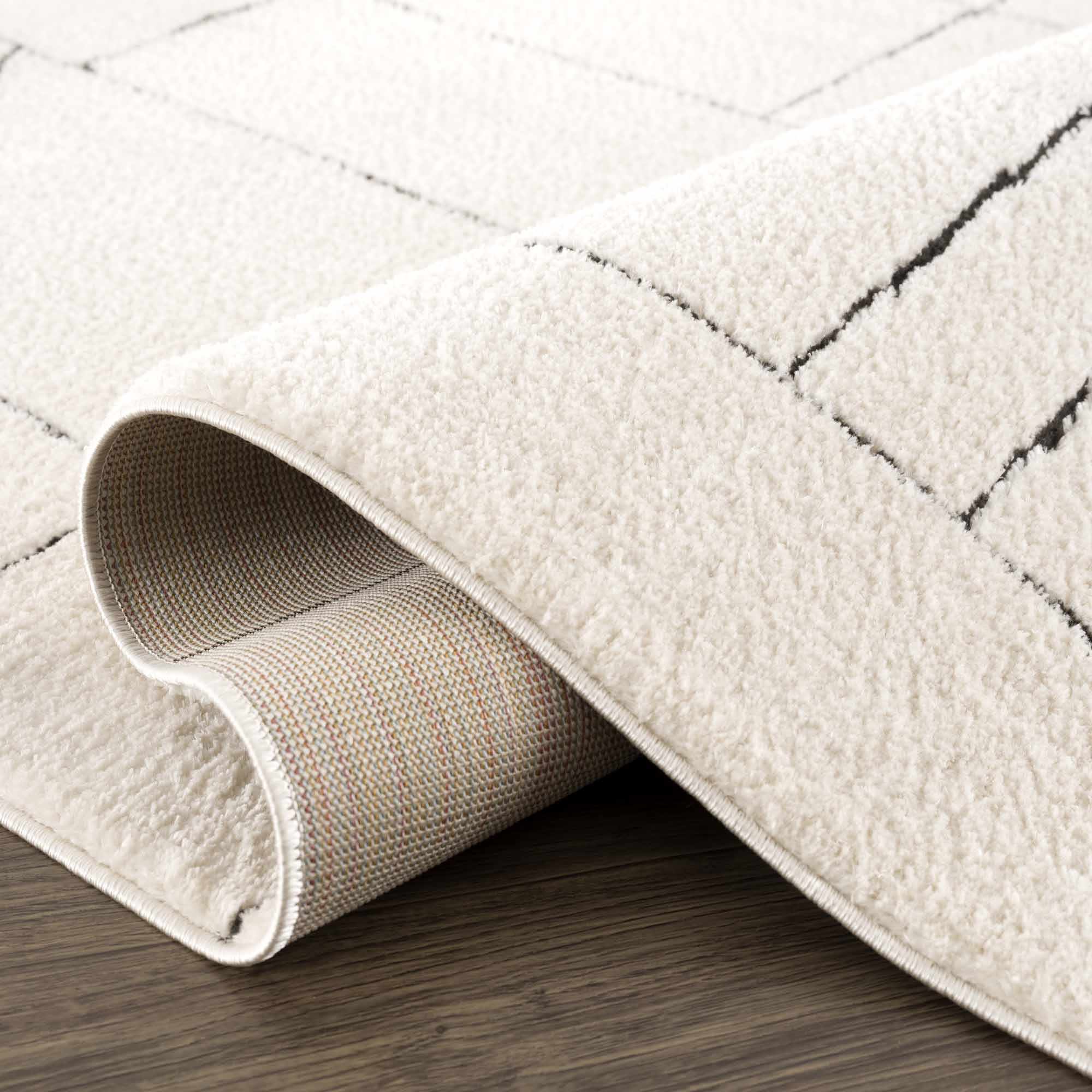 Keats Black & White  Area Rug - Clearance - Image 7