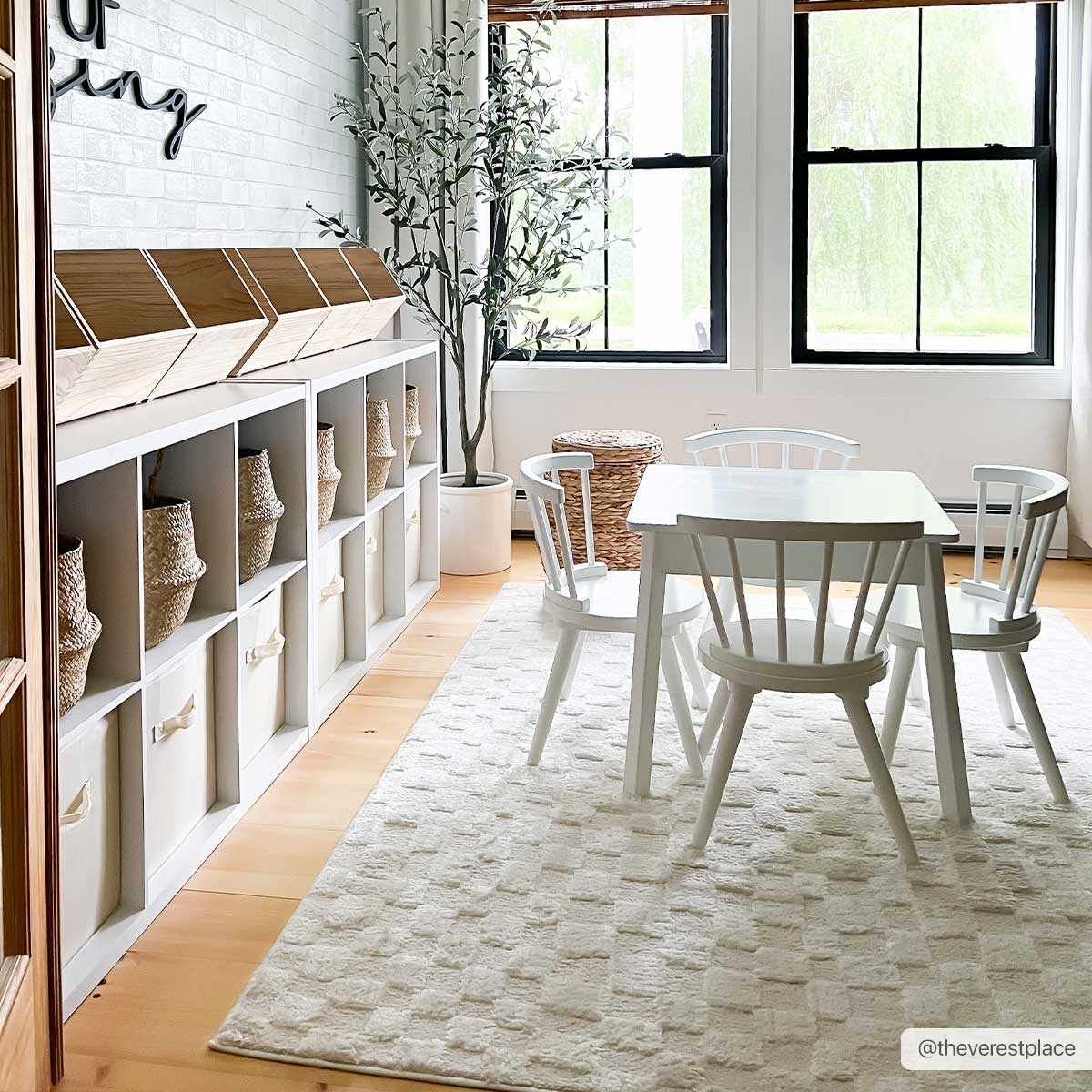 Keesa Checkered Area Rug - Image 2