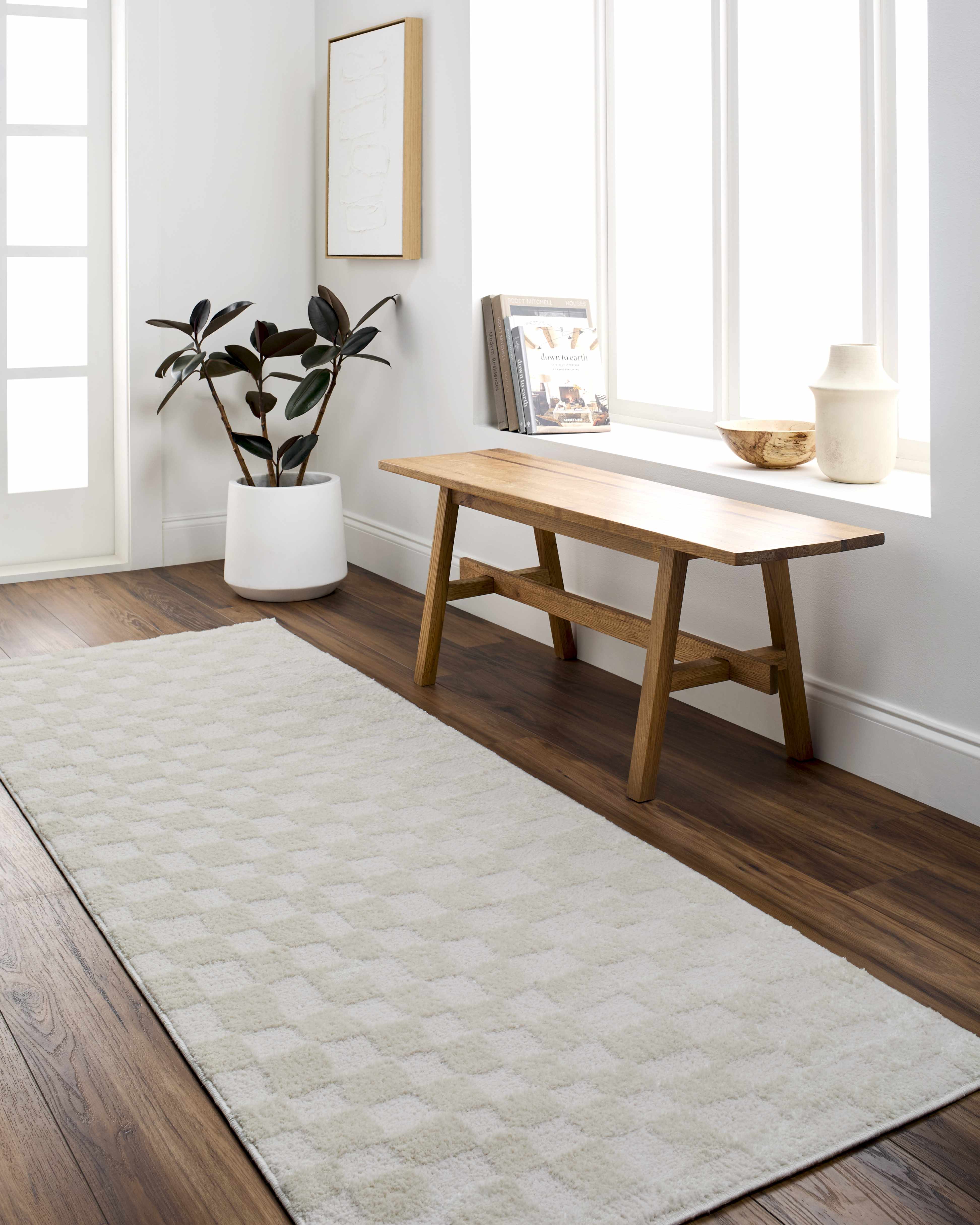 Keesa Checkered Area Rug - Image 20