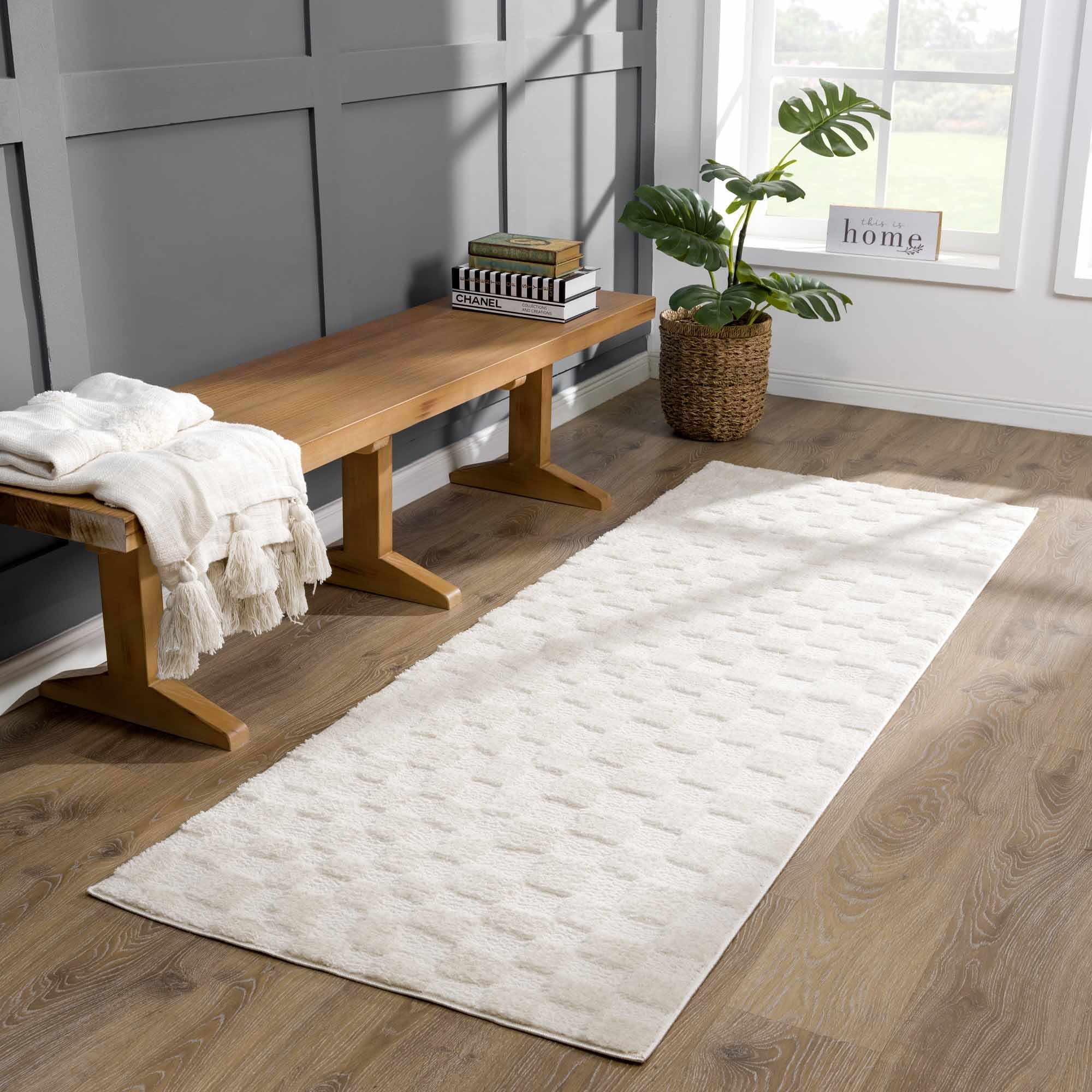 Keesa Checkered Area Rug - Image 5