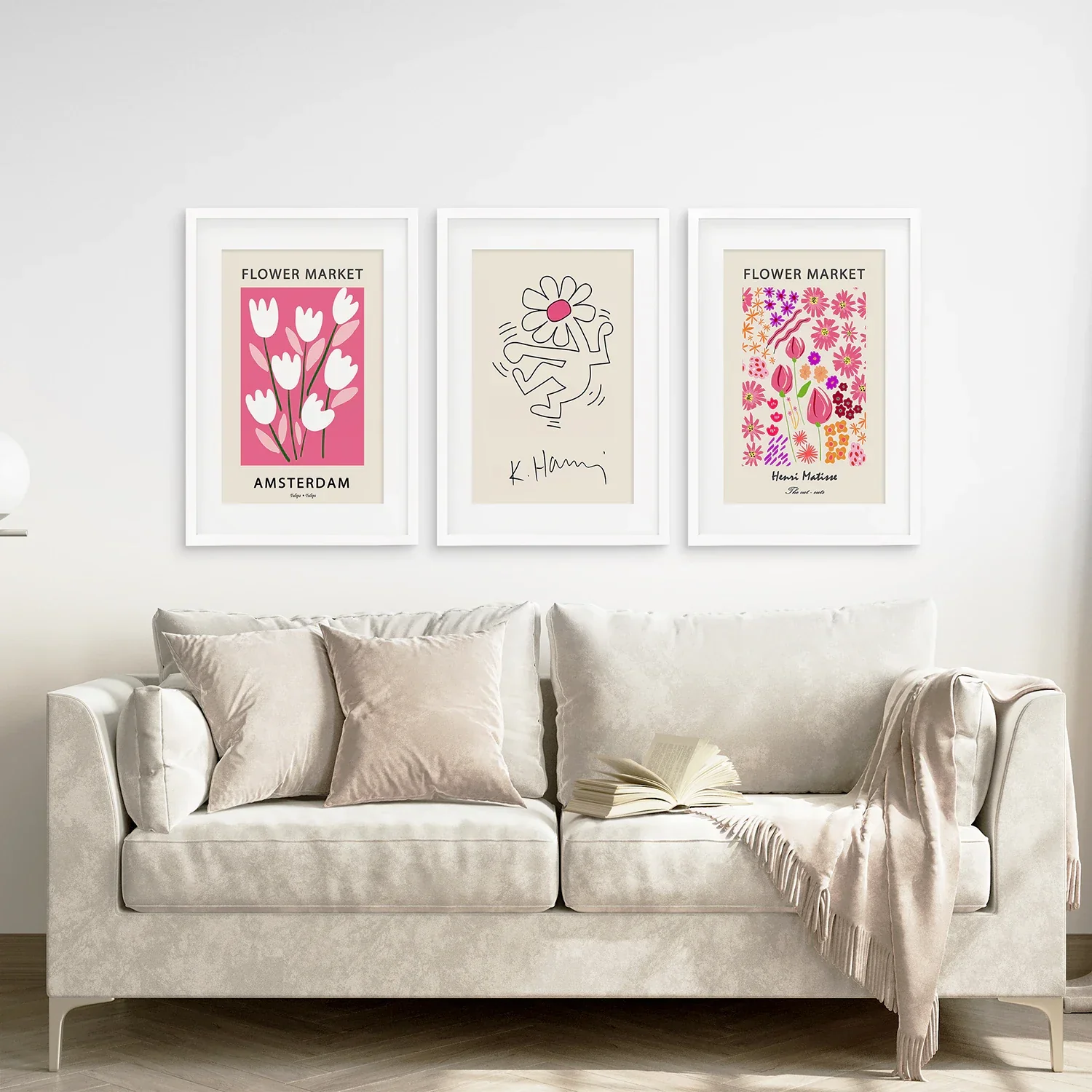 Keith Haring & Matisse Pink Set of 3 Prints - Image 4