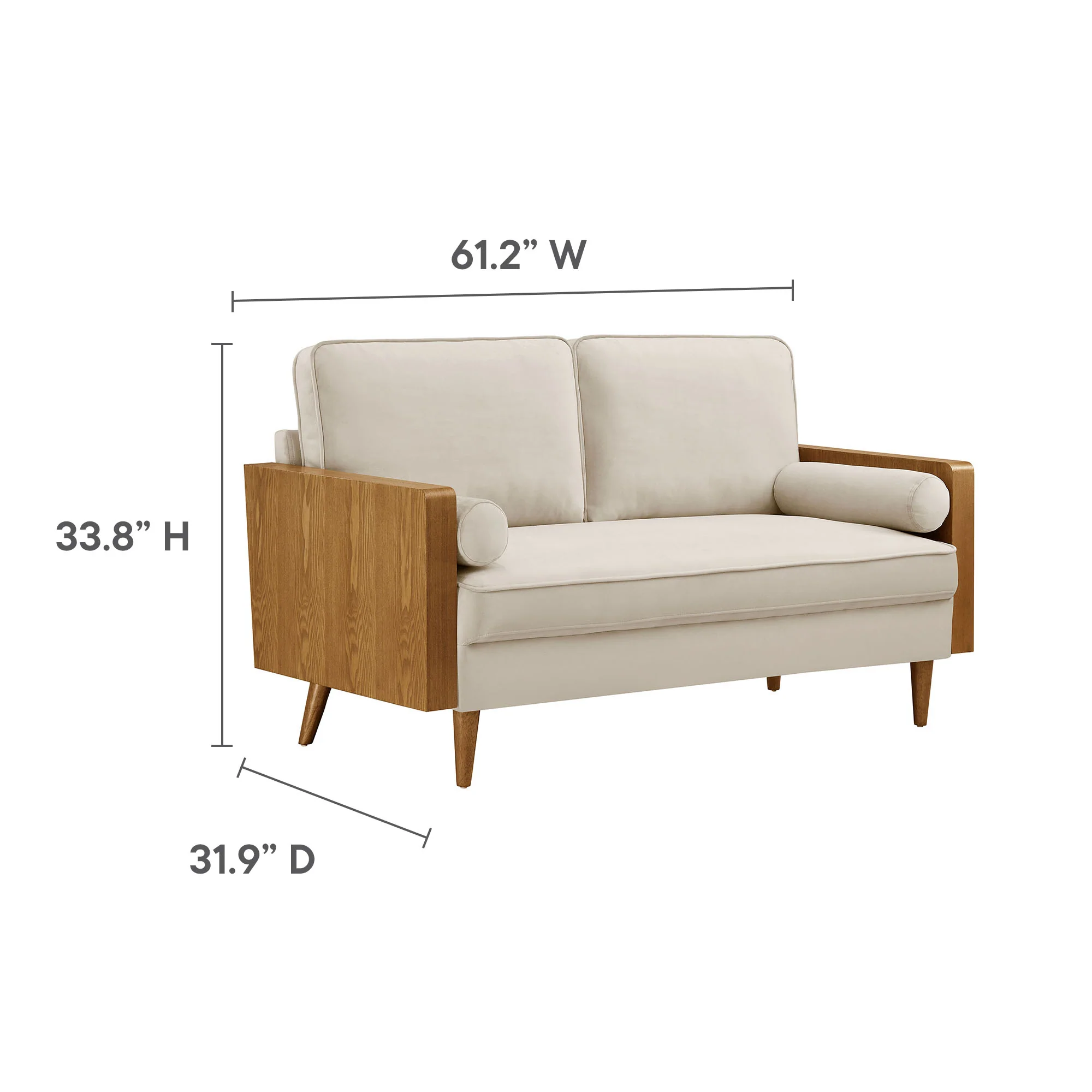 Kellan Performance Velvet Loveseat by Modway - Image 16