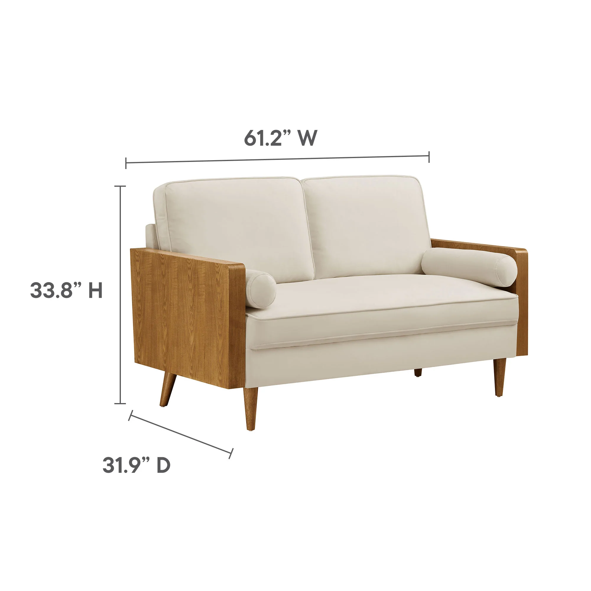 Kellan Performance Velvet Loveseat by Modway - Image 17