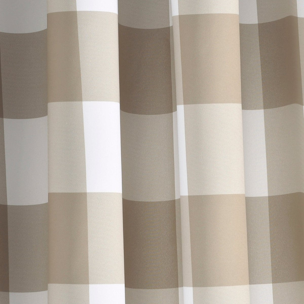 Kelly Checker Light Filtering Window Curtain Panel Set - Image 10