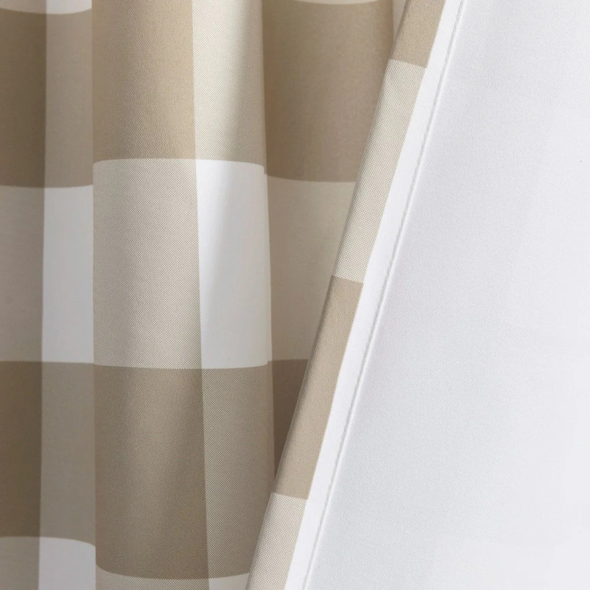Kelly Checker Light Filtering Window Curtain Panel Set - Image 12