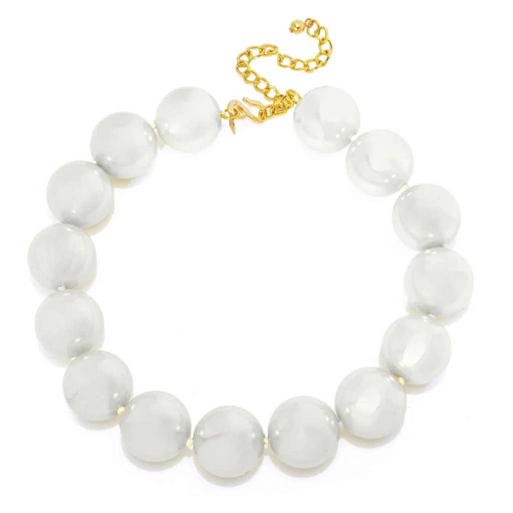 Kenneth Jay Lane Gold Plated 25mm Simulated Pearl 16" Necklace - Image 3