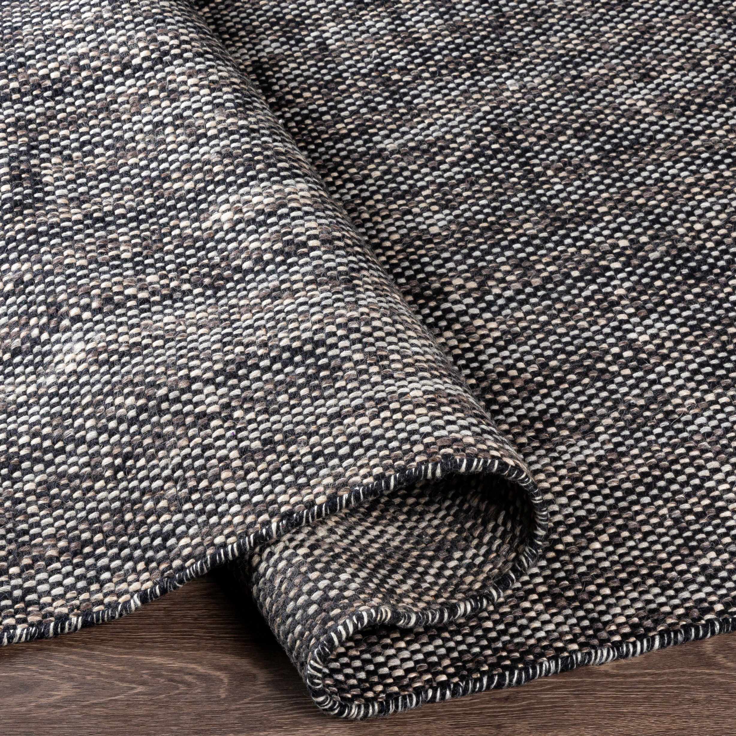 Kenora Charcoal Wool Area Rug - Clearance - Image 4