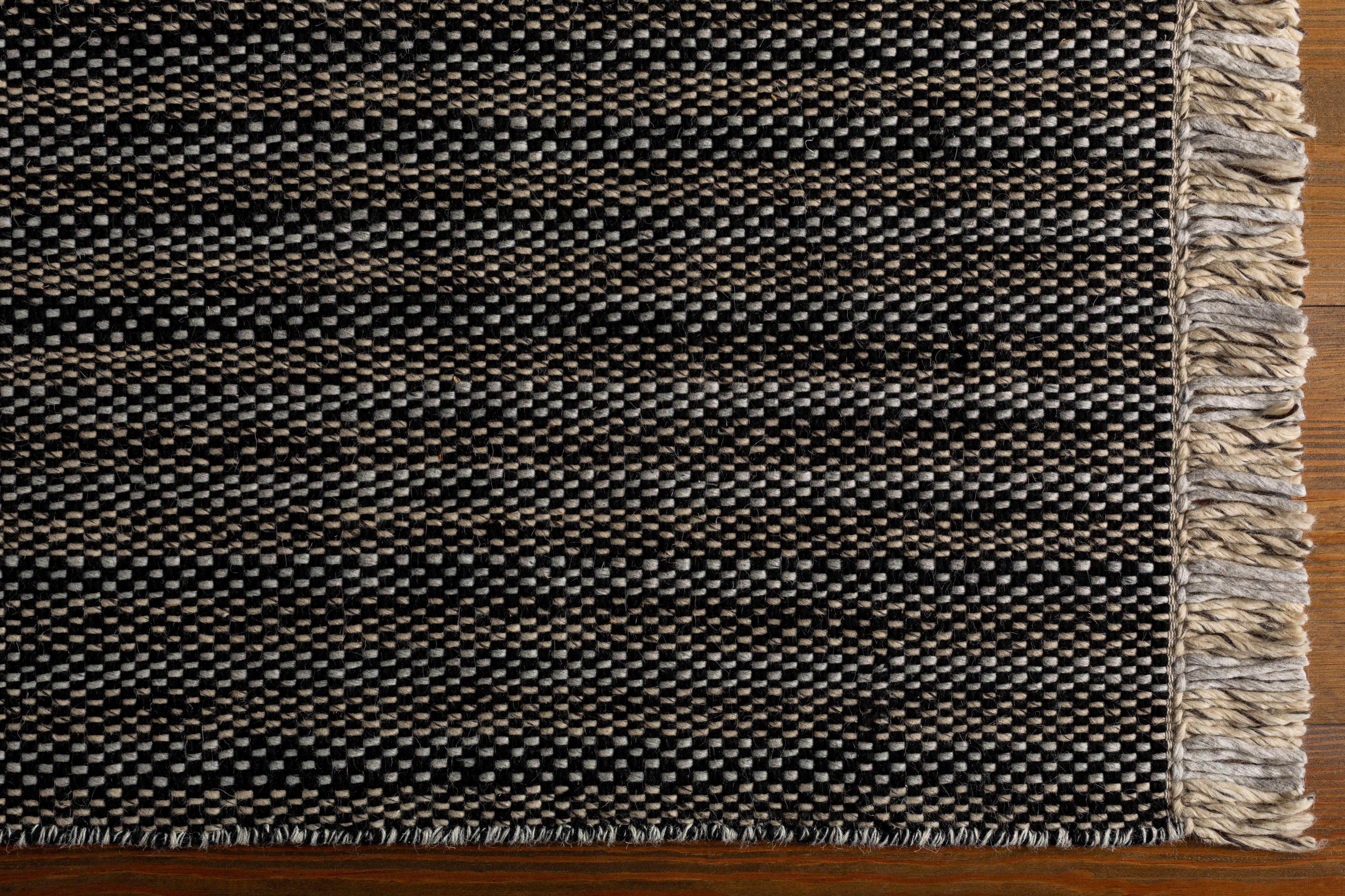 Kenora Charcoal Wool Area Rug - Clearance - Image 8