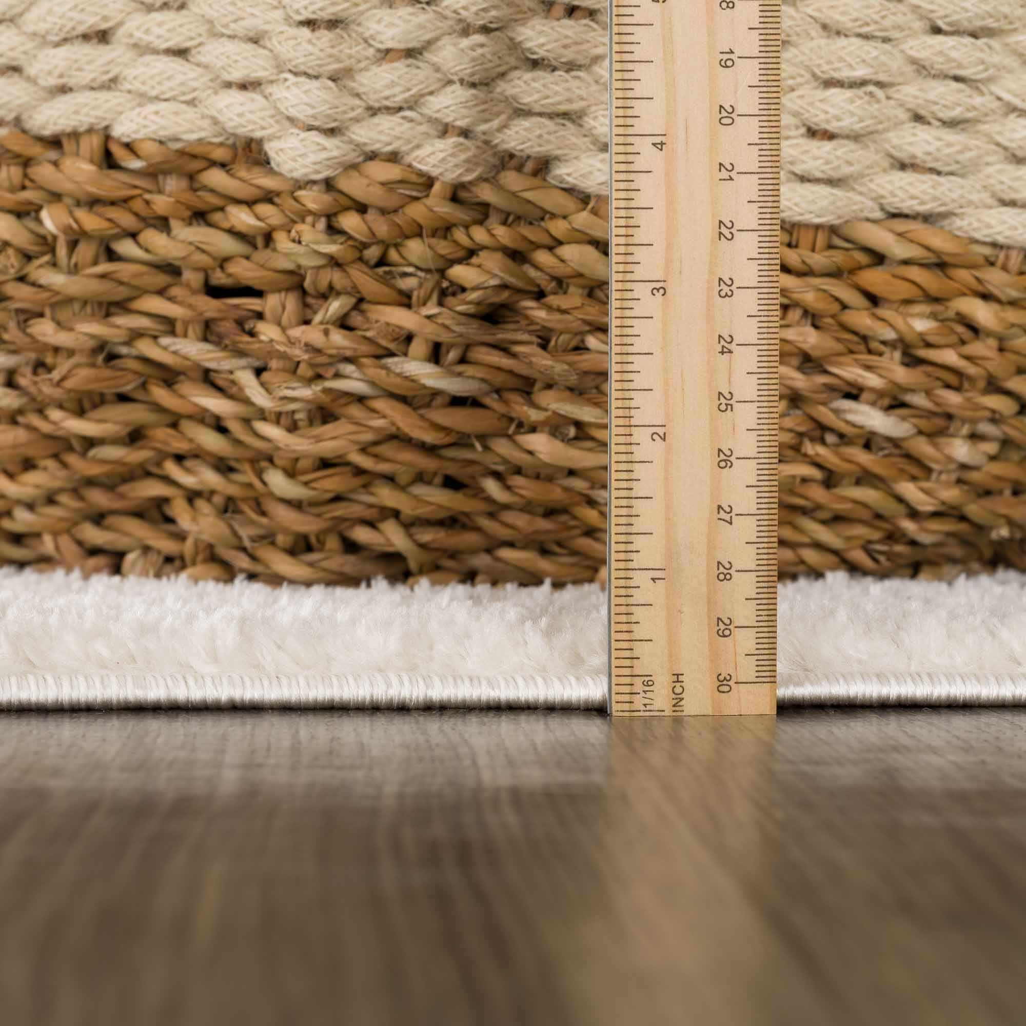 Keone Black & White Thick Rug - Image 13