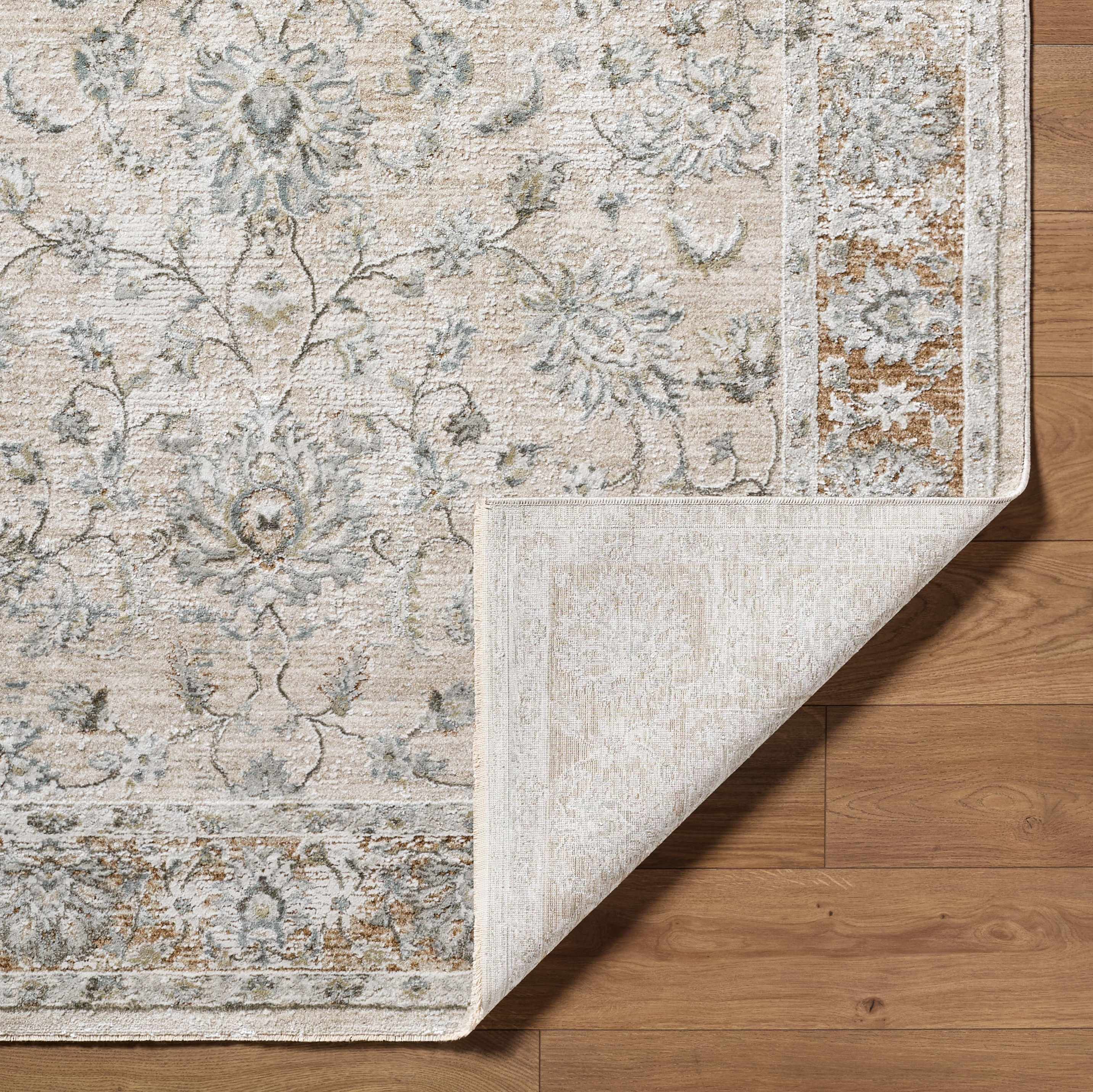 Kerem Cream Damask Rug - Image 5