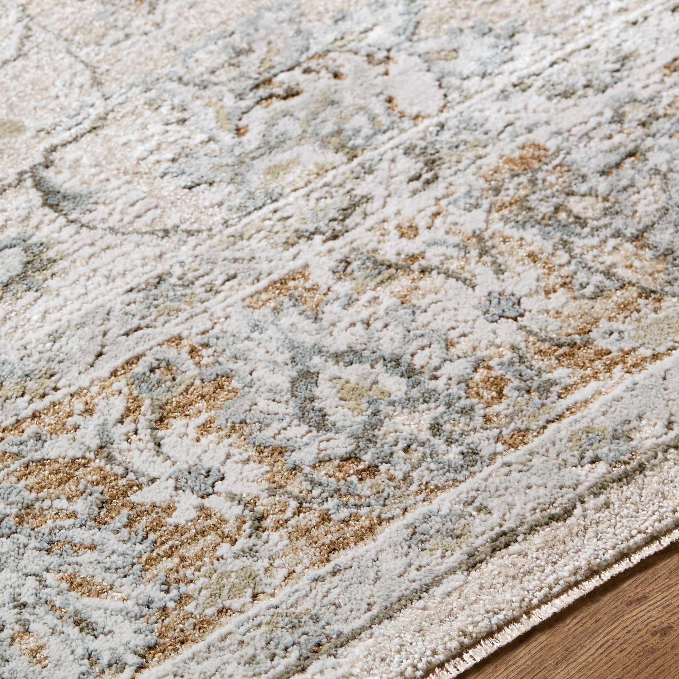 Kerem Cream Damask Rug - Image 6