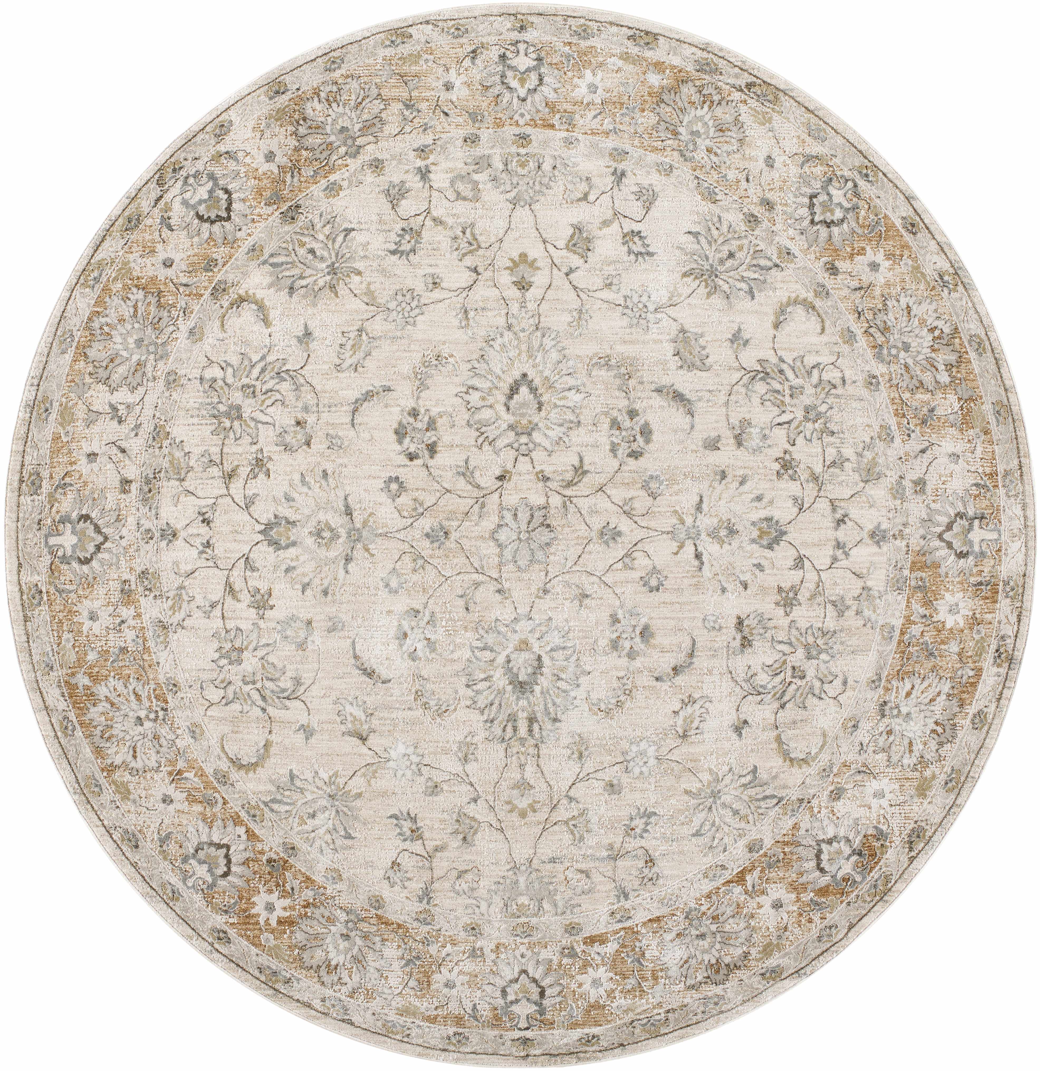 Kerem Cream Damask Rug - Image 9