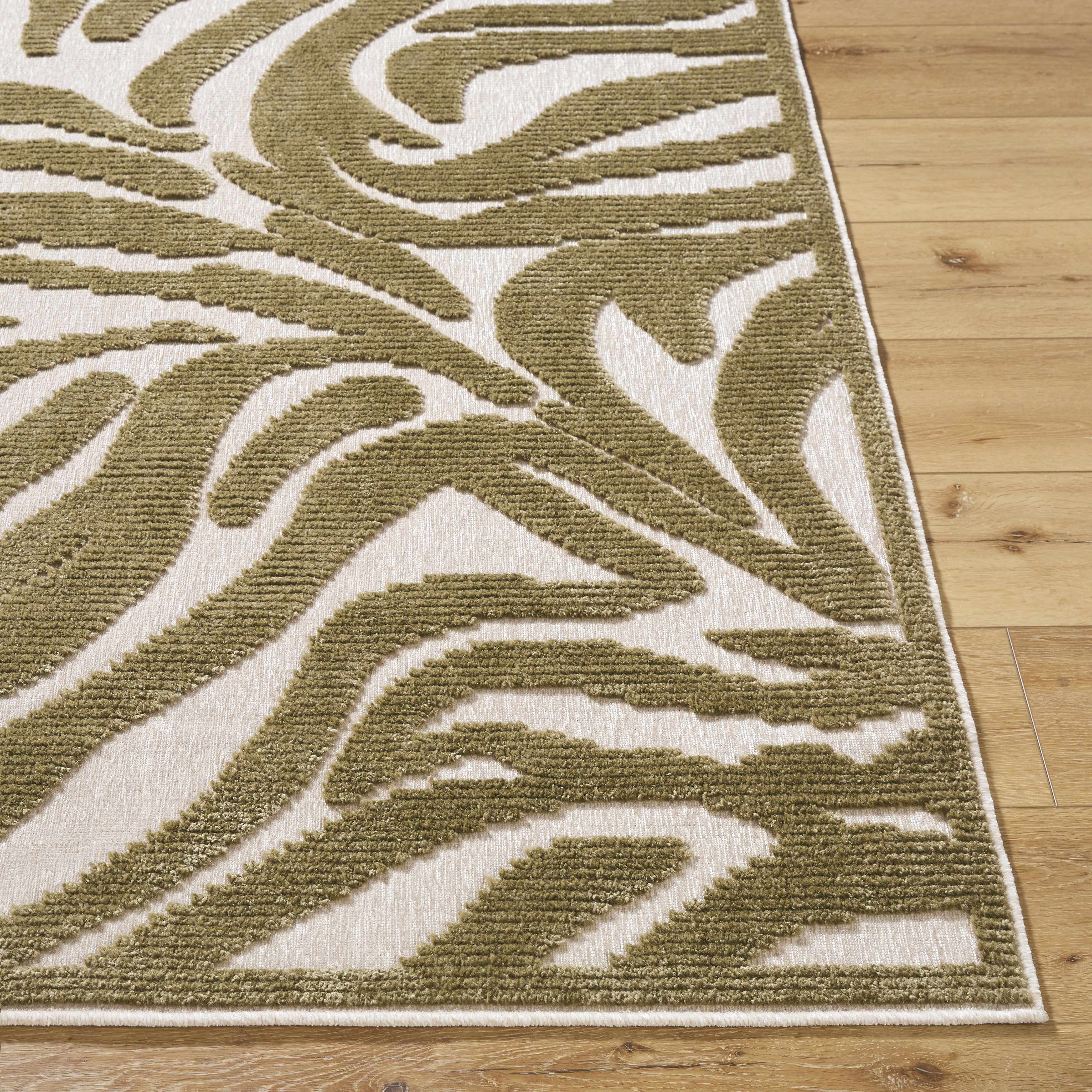 Keto Olive Washable Area Rug - Image 4