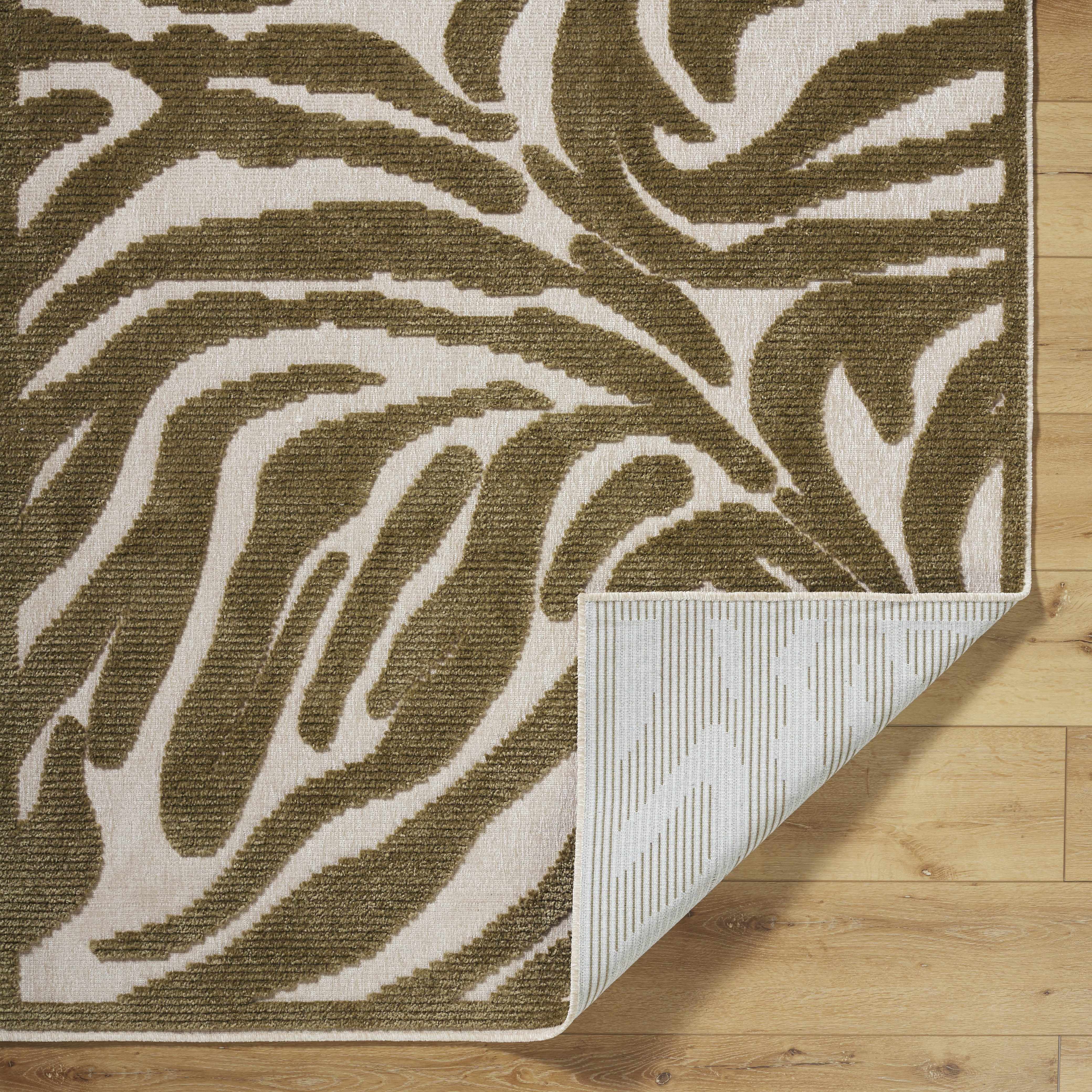 Keto Olive Washable Area Rug - Image 5